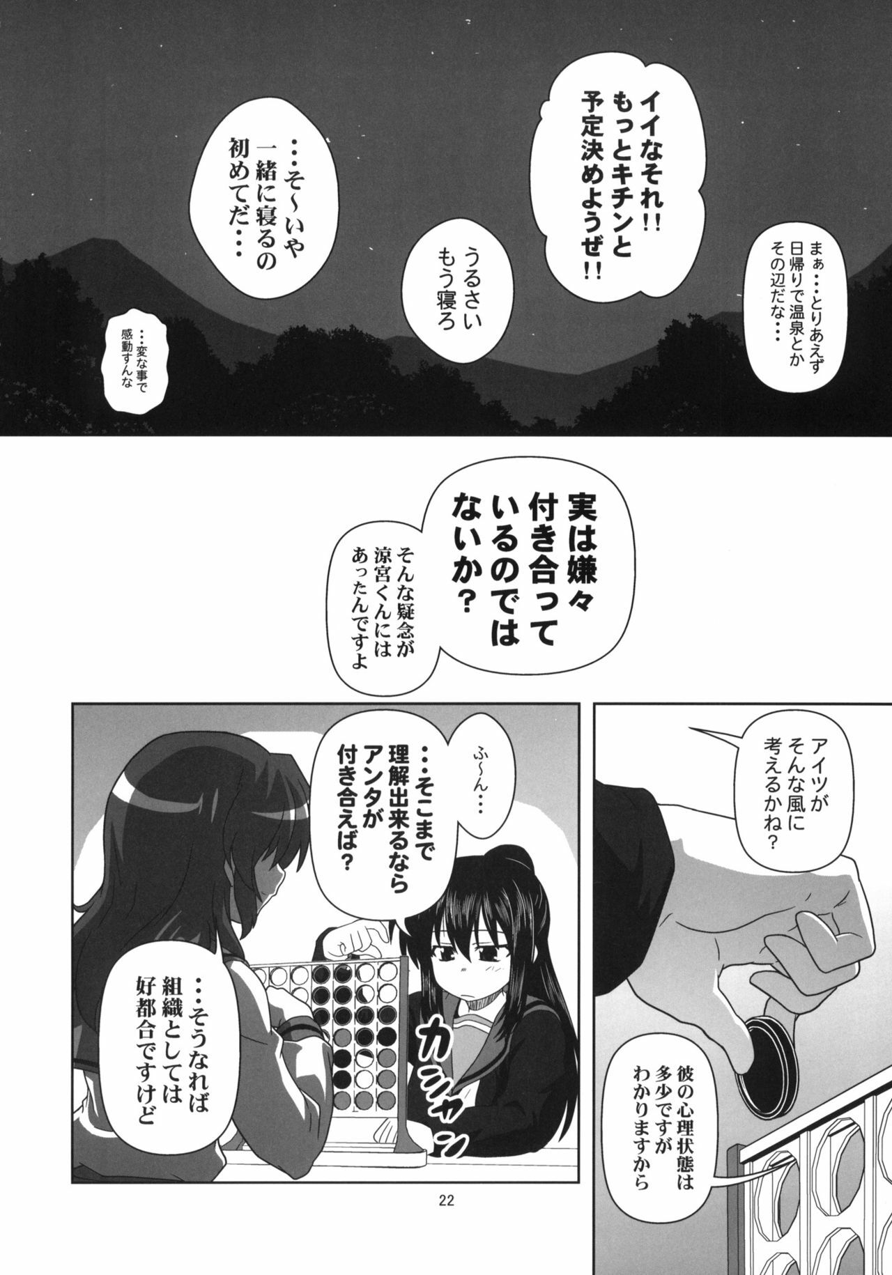 [Circle Credit (Akikan)] Kyonko to Issho (The Melancholy of Haruhi Suzumiya) page 21 full