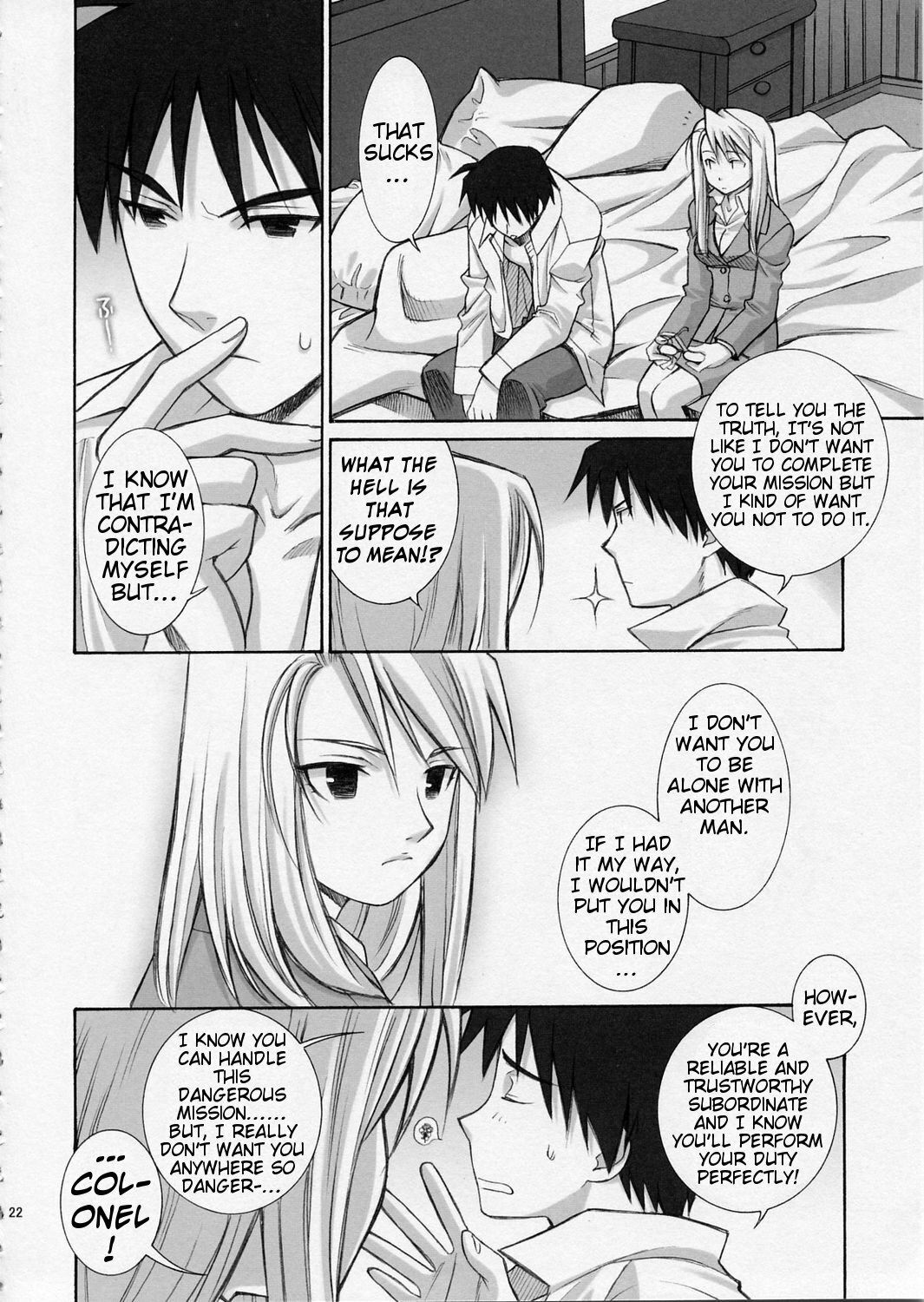 (C66) [Totsugeki Wolf (Yuuki Mitsuru)] BITTER SWEET (Fullmetal Alchemist) [English] [Slayerjammer] page 22 full