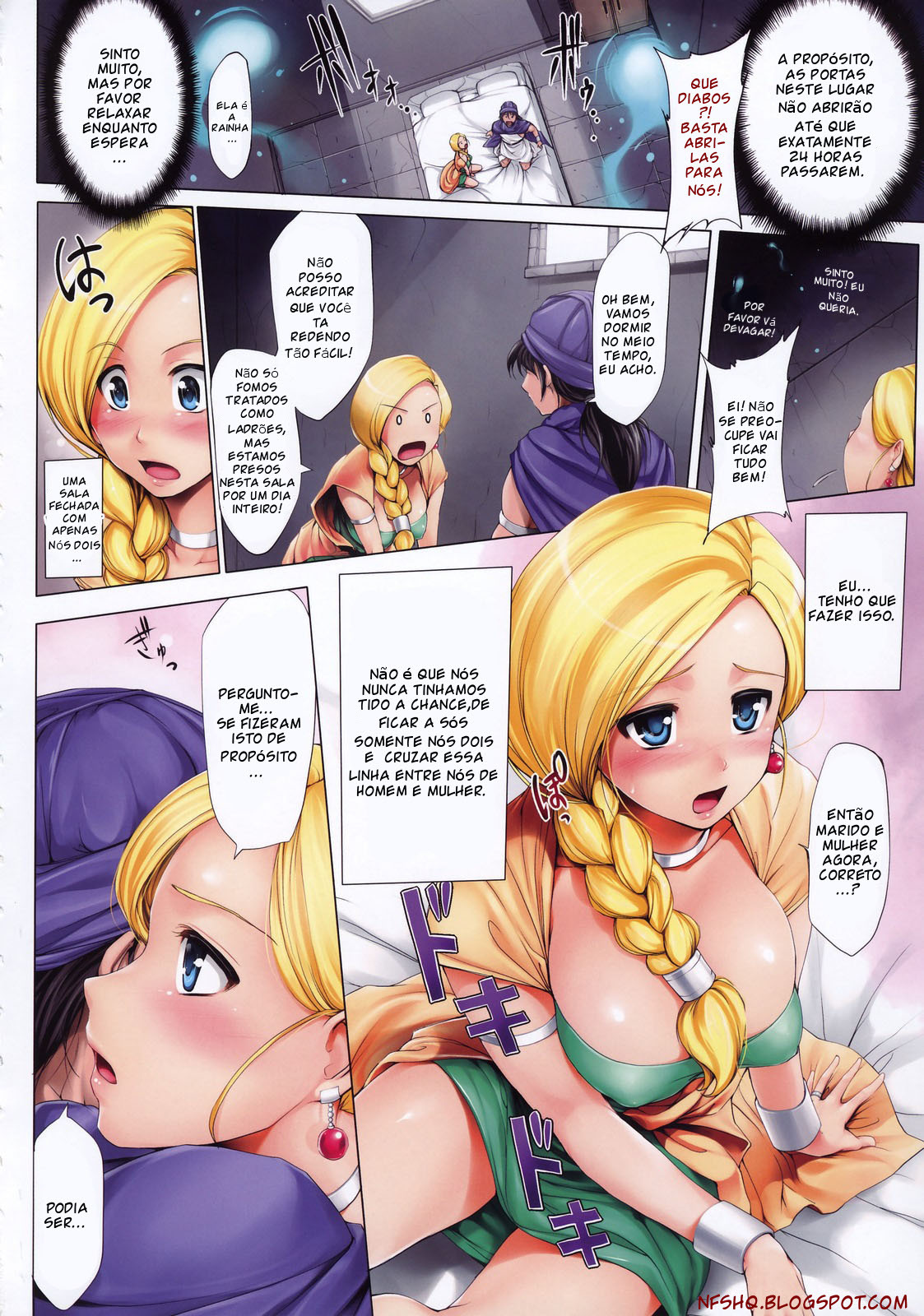 (C75) [Jouji Mujoh (Shinozuka George)] Secret Room | Sala Secreta (Dragon Quest V) [Portuguese-BR] [NFSHQ] page 3 full