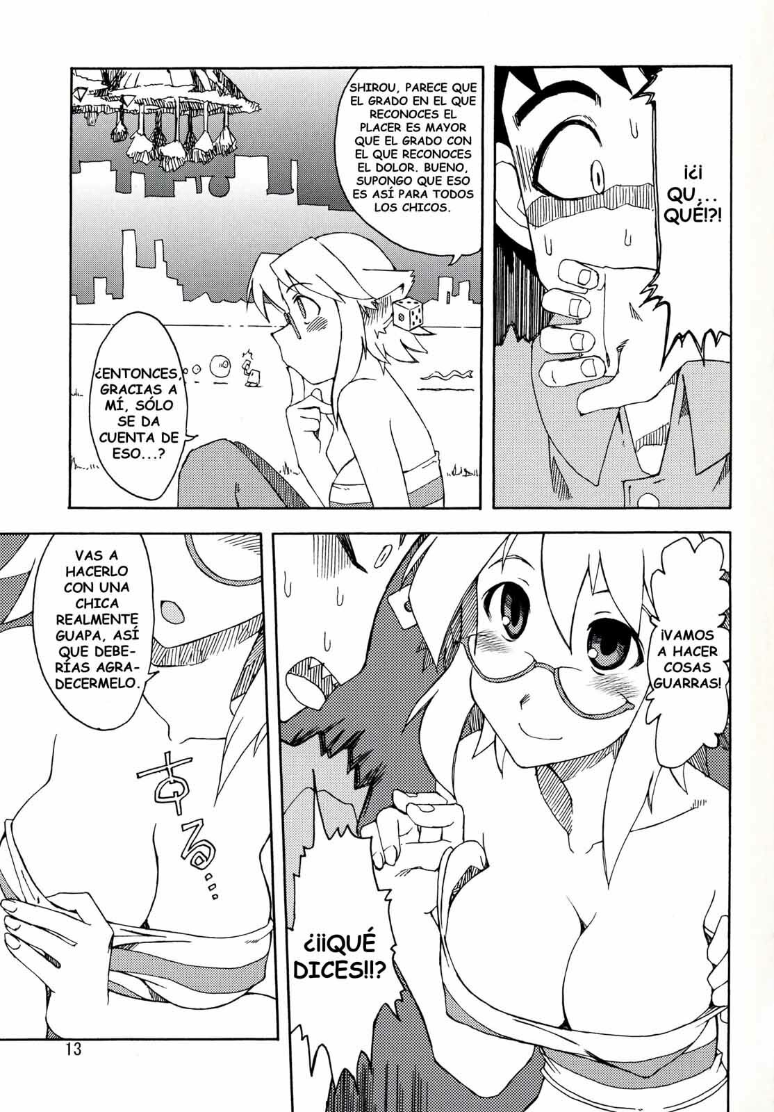 [WiNDY WiNG (Kusanagi Tonbo)] DiNG DiNG 1 + 2 complete! [Spanish] [El Onigiri Diabólico] page 13 full