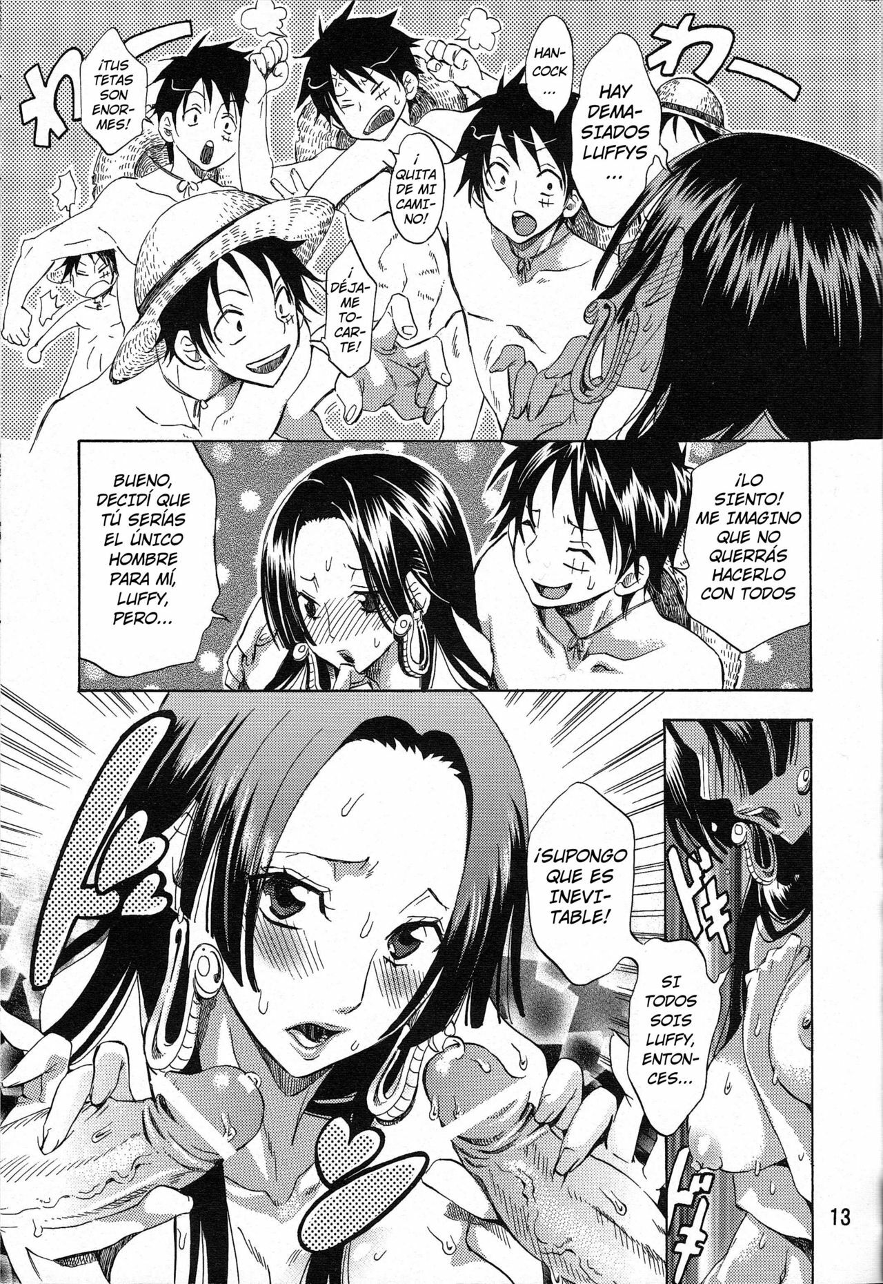 [Kurione-sha (YU-RI)] Yokujou Rensa ~Hebihime ver.~ | Sexual Desire Cascade ~Snake Empress ver.~ (One Piece) [Spanish] [Japandream Scantrad] page 12 full