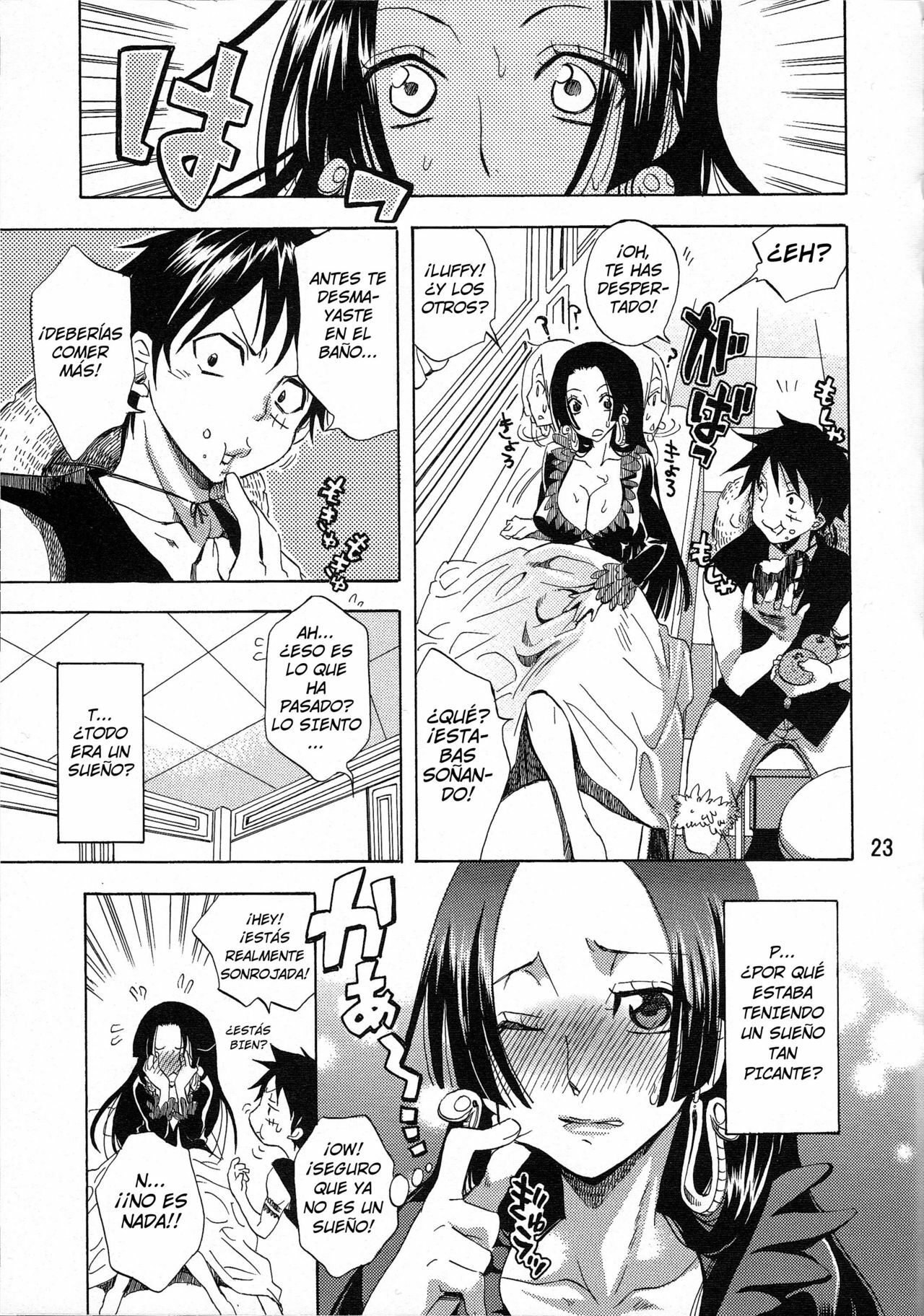 [Kurione-sha (YU-RI)] Yokujou Rensa ~Hebihime ver.~ | Sexual Desire Cascade ~Snake Empress ver.~ (One Piece) [Spanish] [Japandream Scantrad] page 22 full