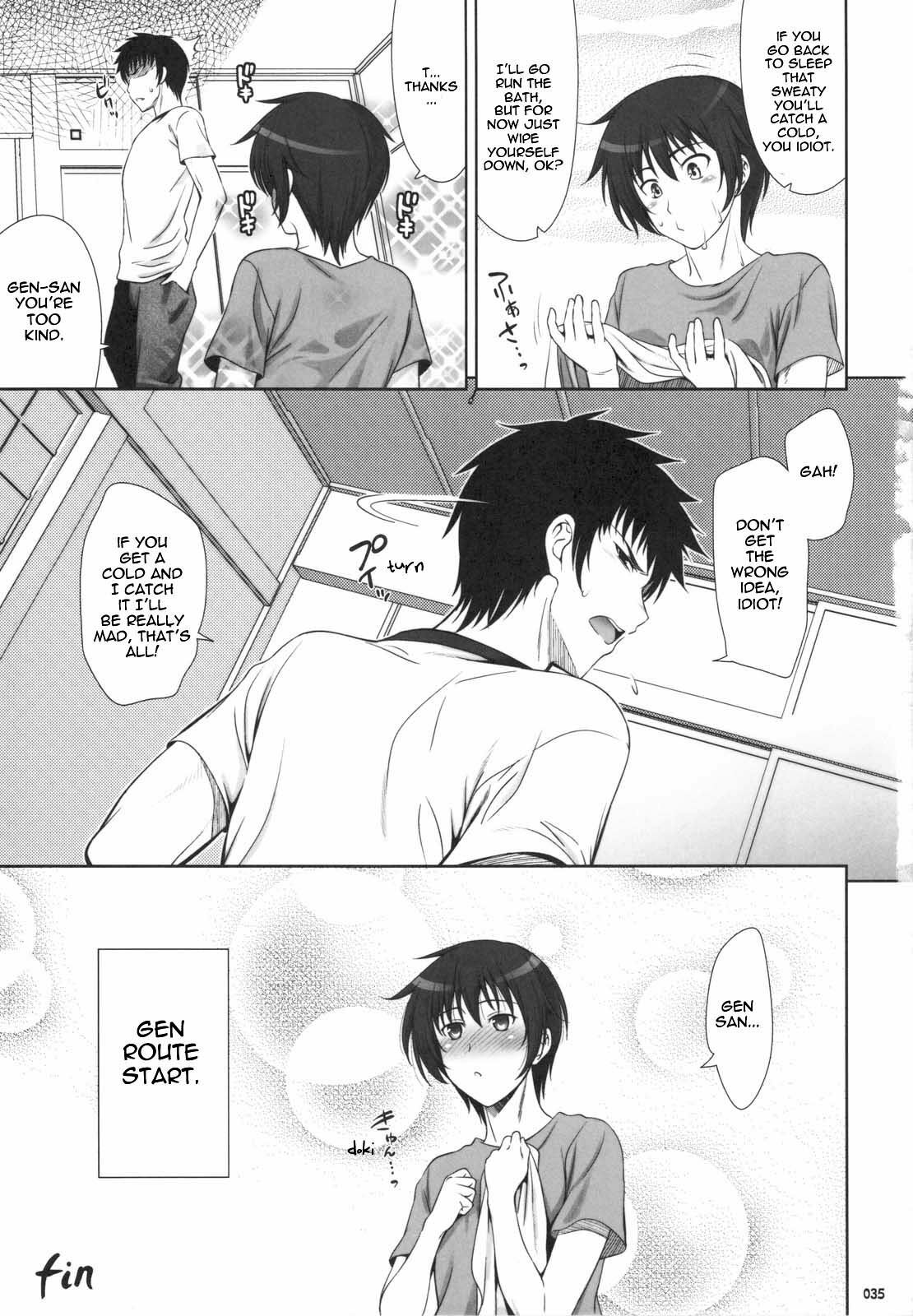 (C77) [Goromenz (Yasui Riosuke)] Go! Go! Bushi Musume (Maji de Watashi ni Koi Shinasai!) [English] {doujin-moe.us} page 34 full