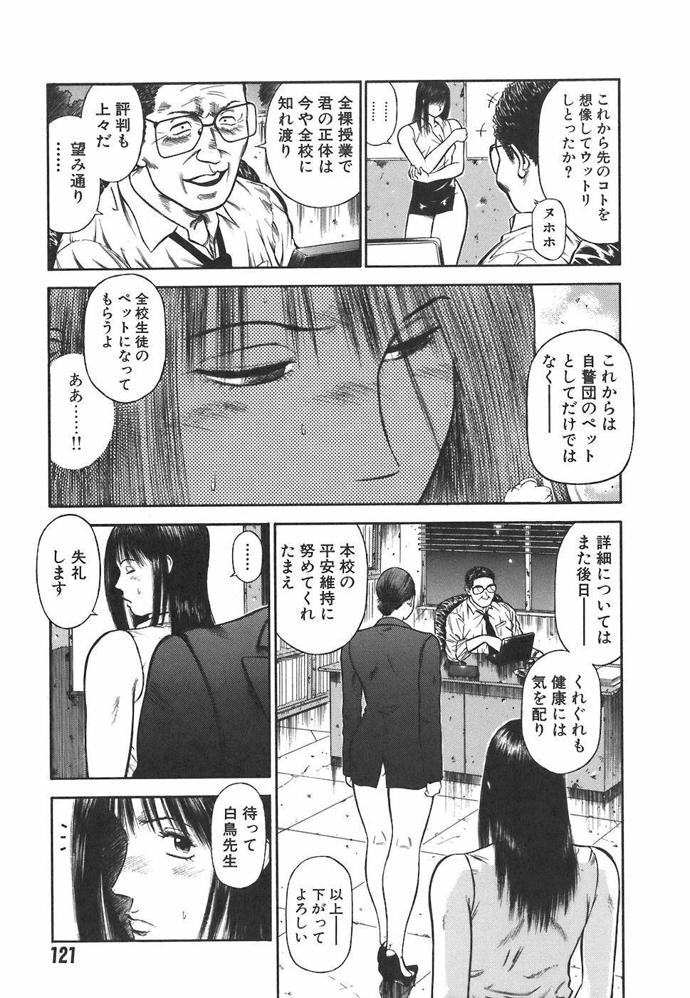 [Hiraoka Ryuichi] MORAL HAZARD ~Haitoku no Kyoudan~ page 123 full