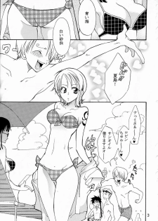 (C64) [KURIONE-SHA (YU-RI)] Shiawase Punch! 5 (One Piece) - page 2