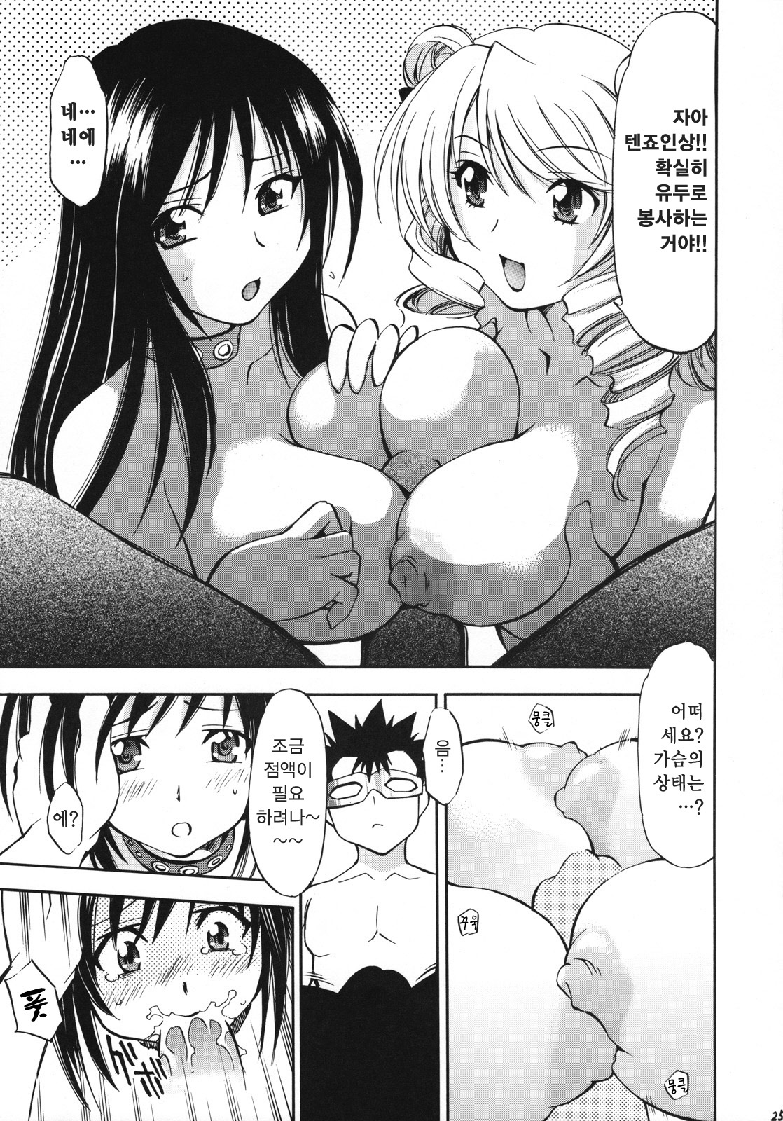 (COMIC1☆2) [Studio Wallaby (Nagisa Minami)] Troublekko ~Saki & Yui~ (To LOVE-Ru) [Korean] [Project H] page 25 full