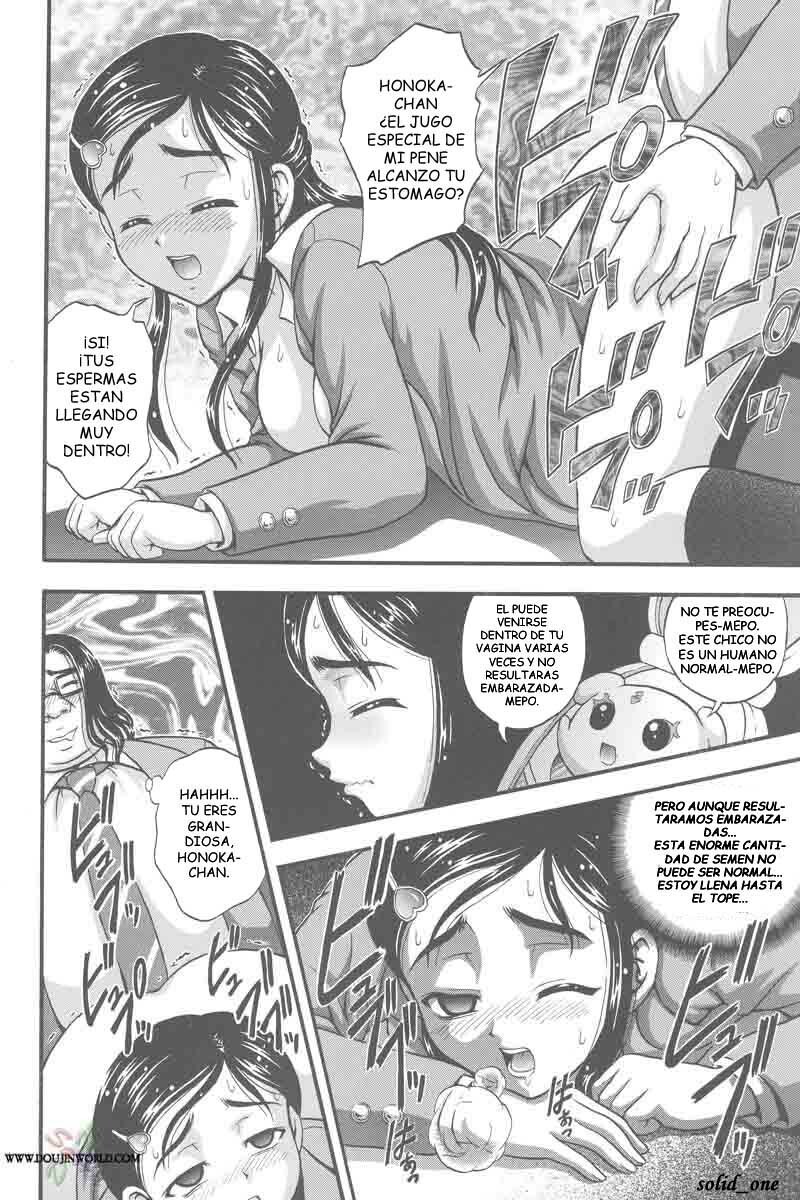 (C67) [Kuroyuki (Kakyouin Chiroru)] Milk Hunters 2 (Futari wa Precure) [Spanish] [solid_one] page 40 full