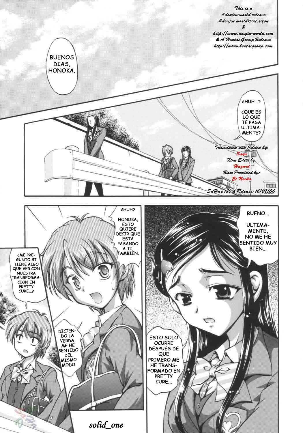 (C66) [Kuroyuki (Kakyouin Chiroru)] Milk Hunters 1 (Futari wa Precure) [Spanish] [solid_one] page 7 full