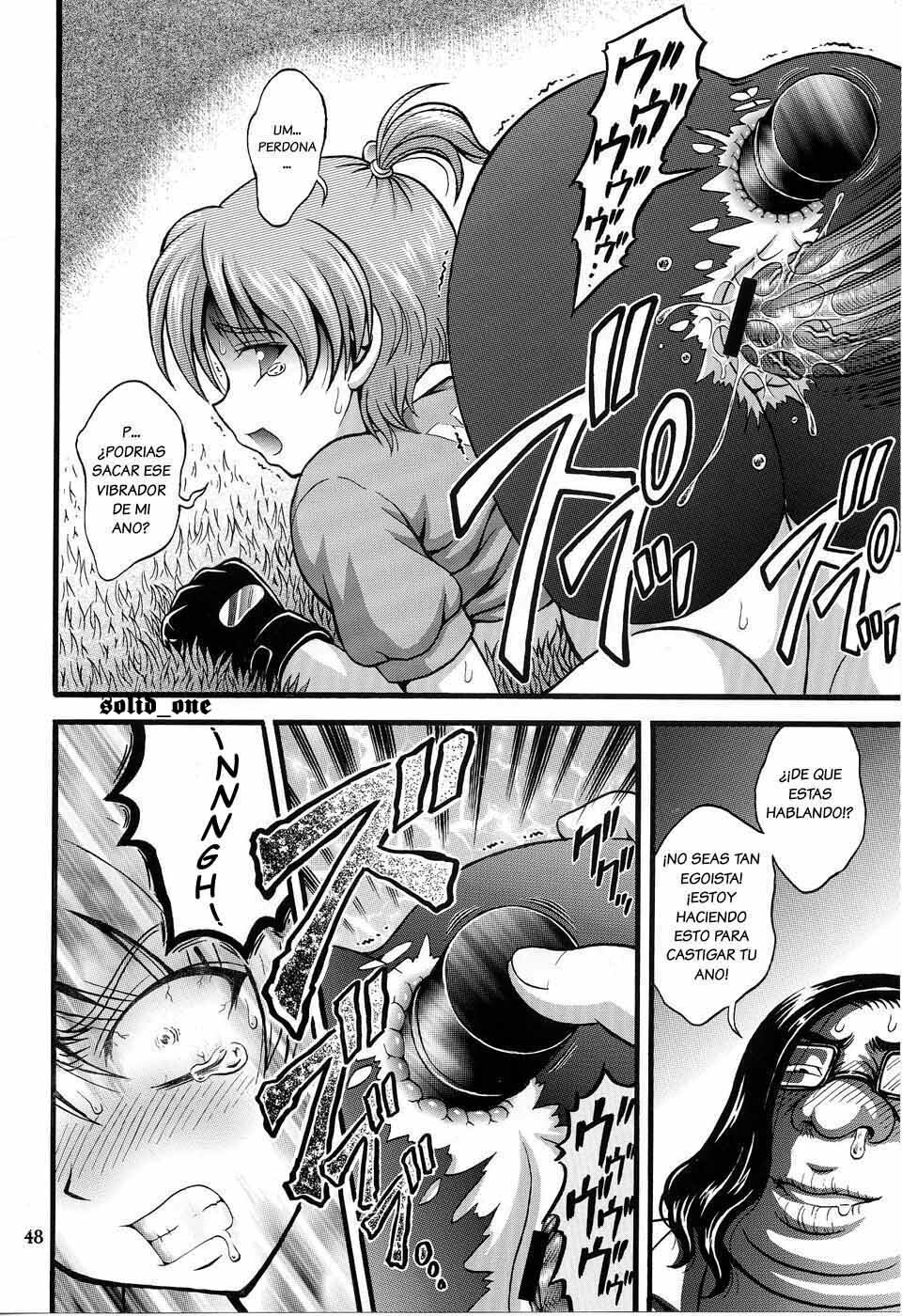 (C70) [Kuroyuki (Kakyouin Chiroru)] Milk Hunters 5 (Futari wa Precure) [Spanish] [solid_one] page 46 full