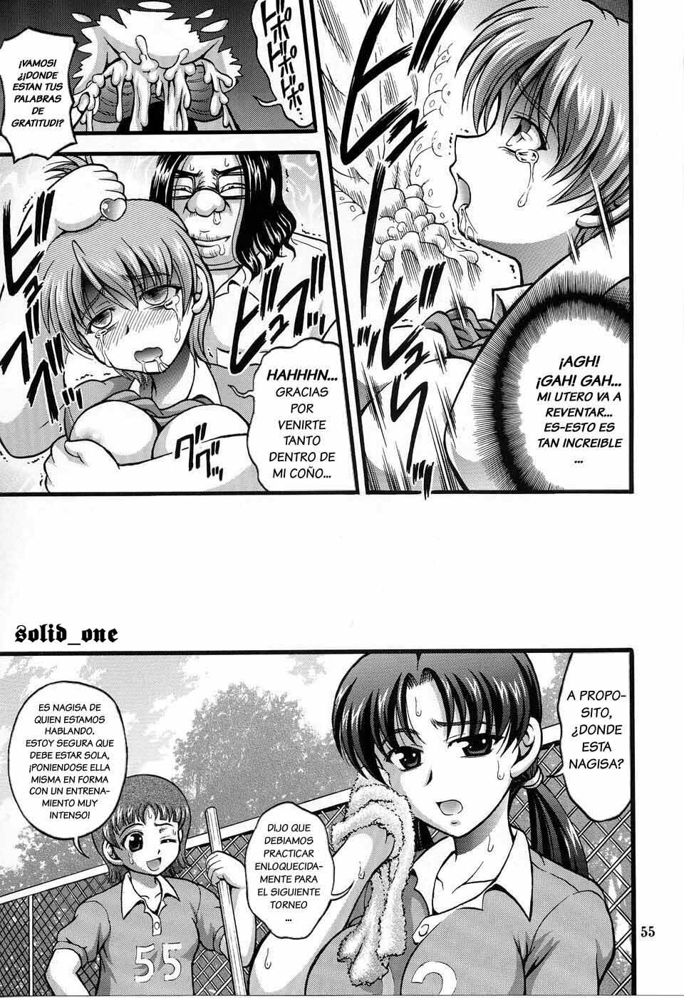 (C70) [Kuroyuki (Kakyouin Chiroru)] Milk Hunters 5 (Futari wa Precure) [Spanish] [solid_one] page 53 full