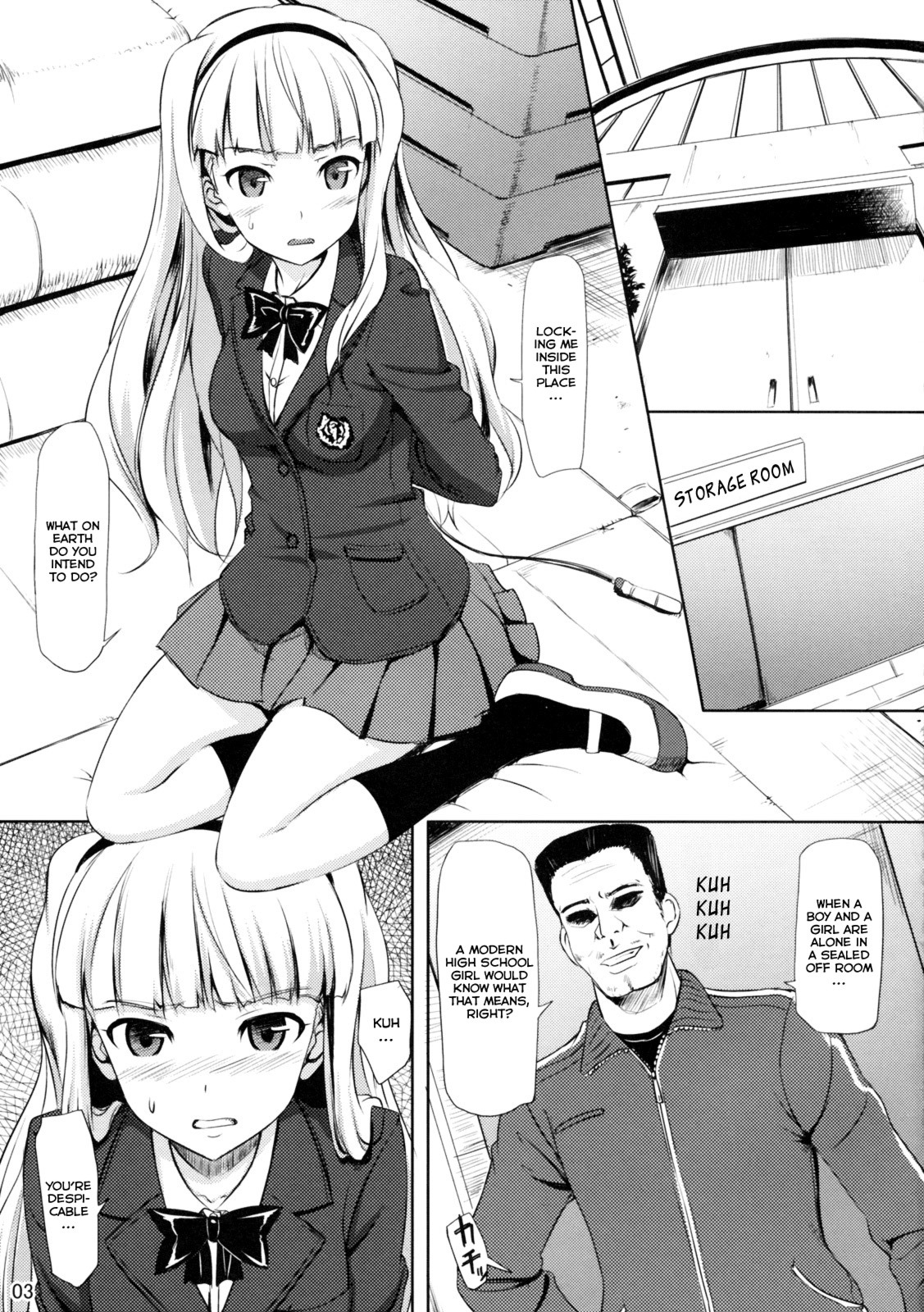 [Jenoa Cake (Takayaki)] Zettai Wakan Lost in school (THE iDOLM@STER) [English] [YQII] [2010-01-20] page 2 full