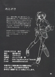 (SC42) [Datenshi no Ana (Decarabia)] Akui Senyuu (Comic Party) - page 26