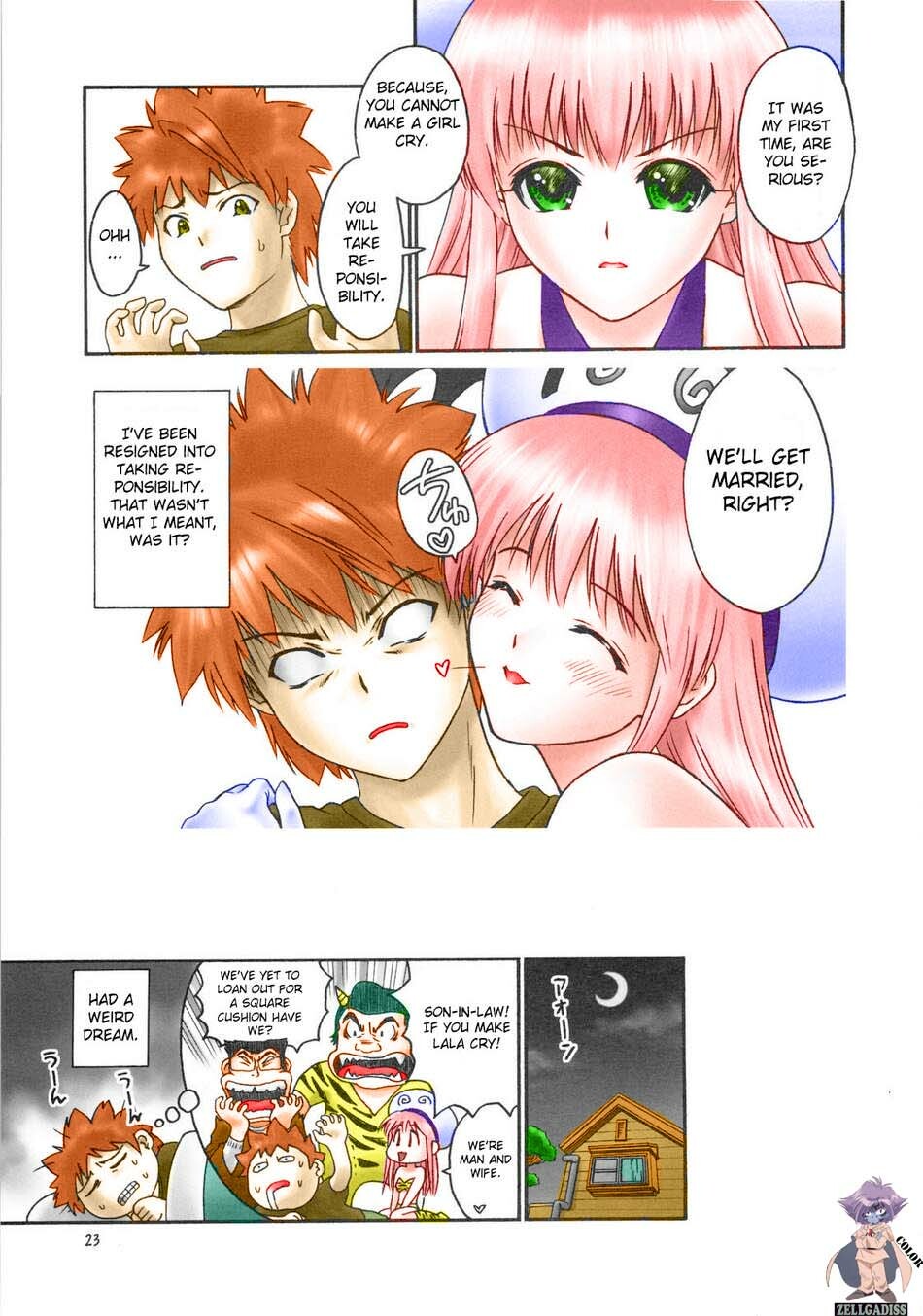 (C74) [Hellabunna (Iruma Kamiri)] TIGER DANCE & DRAGON (To Love-Ru) [English] [CGrascal] [Colorized] [Decensored] page 22 full