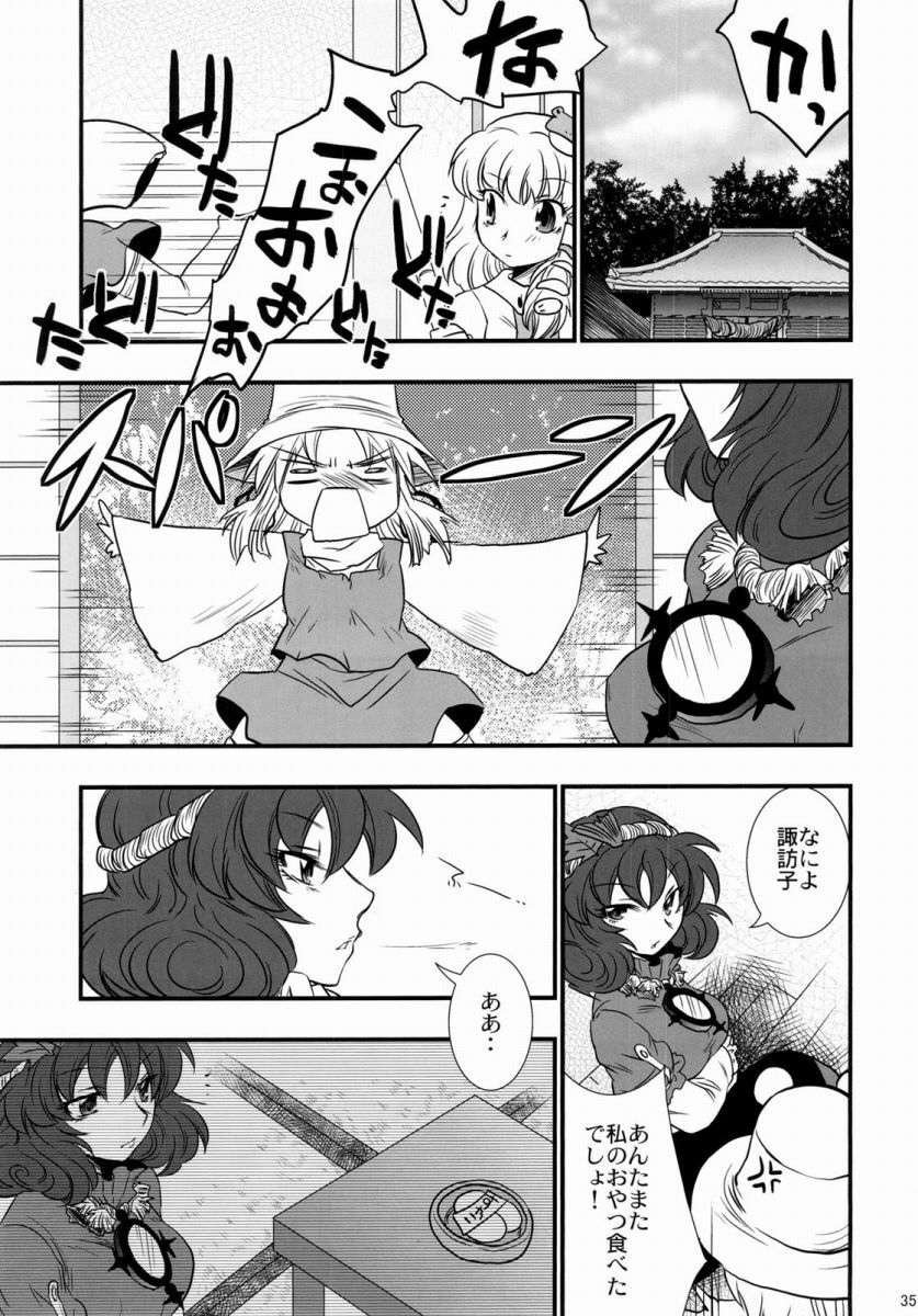 (C77) [Gigameka (Aku)] Oshioki. (Touhou Project) page 35 full