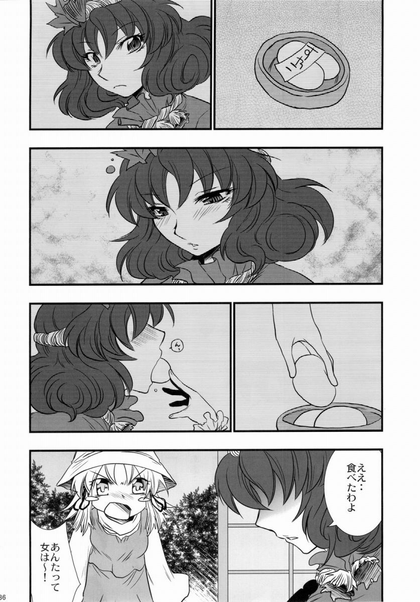 (C77) [Gigameka (Aku)] Oshioki. (Touhou Project) page 36 full