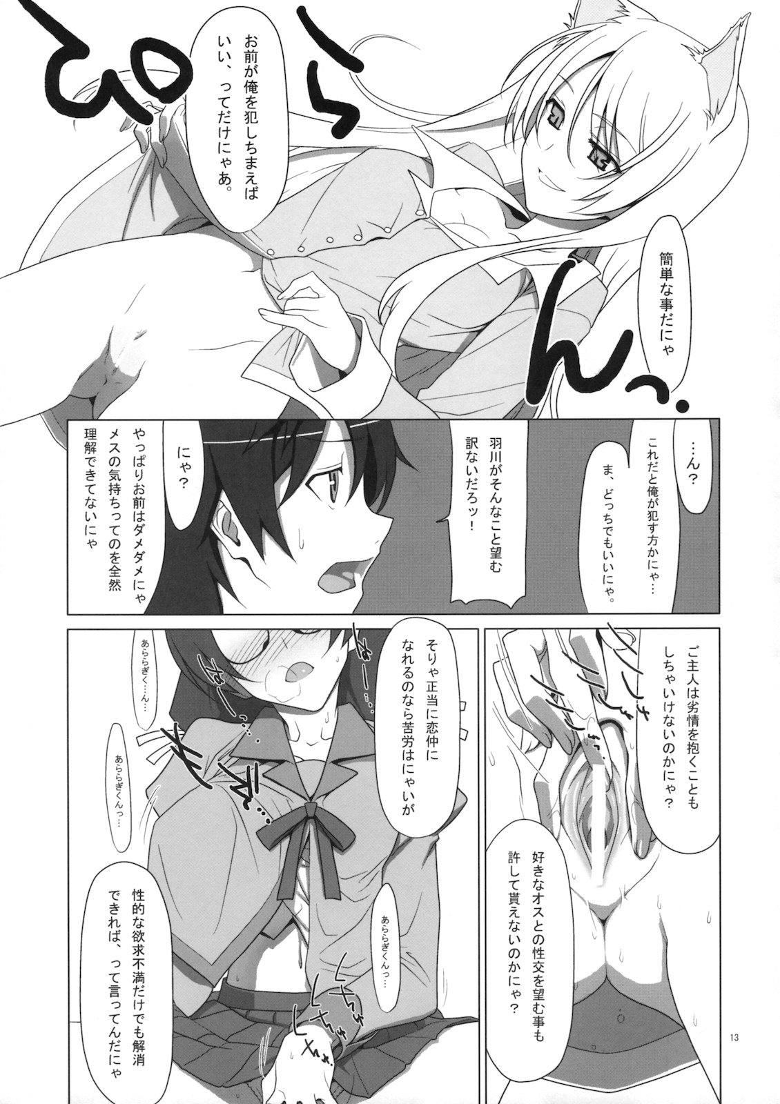 (C77) [TIES (Takei Ooki)] PLUNDER (Bakemonogatari) page 12 full