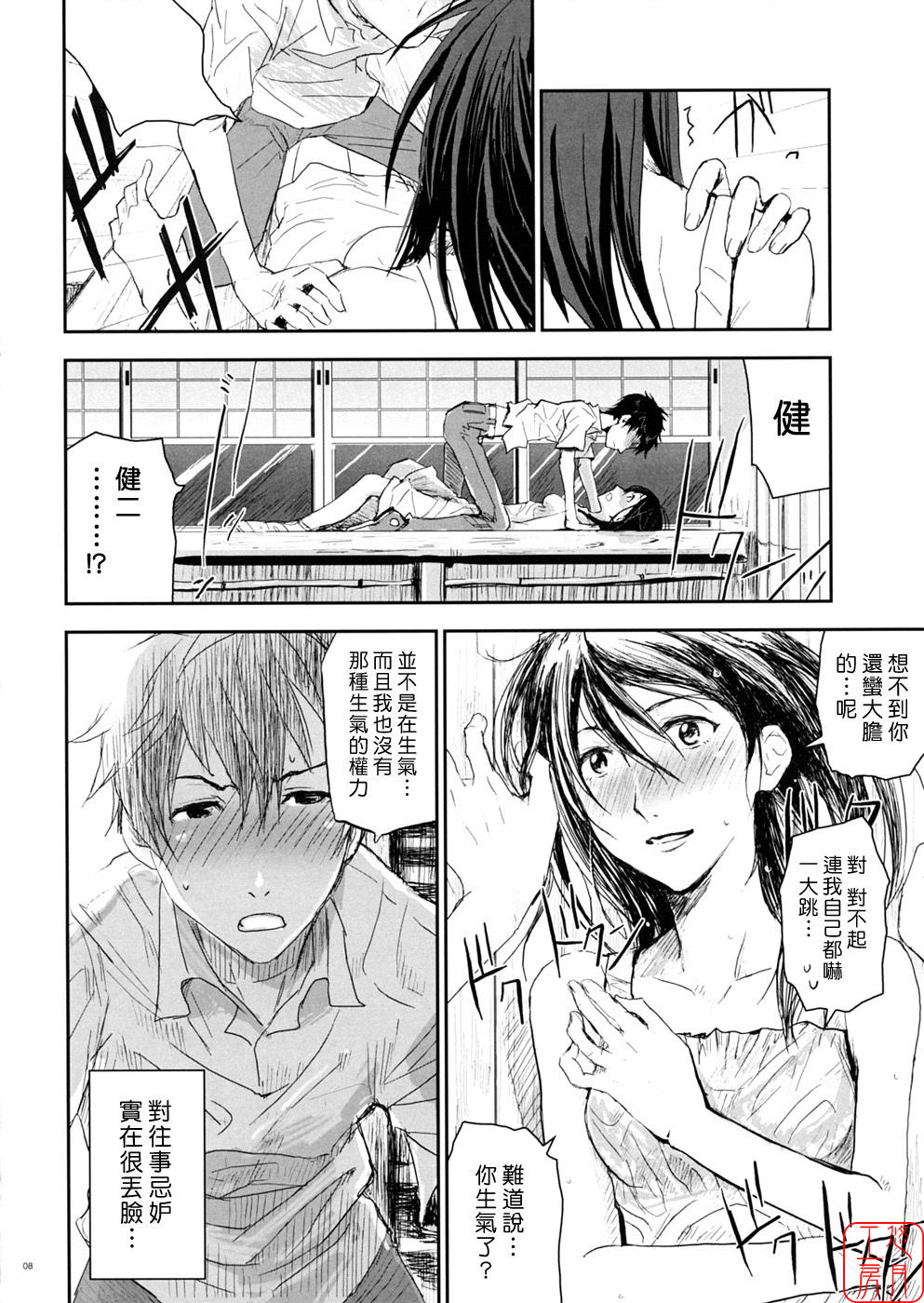 (C76) [Nanashiki (Nanase Masato)] Natsu Ikusa Matsuri - Summer Wars Festival (Summer Wars) [Chinese] [悠月工房] page 7 full