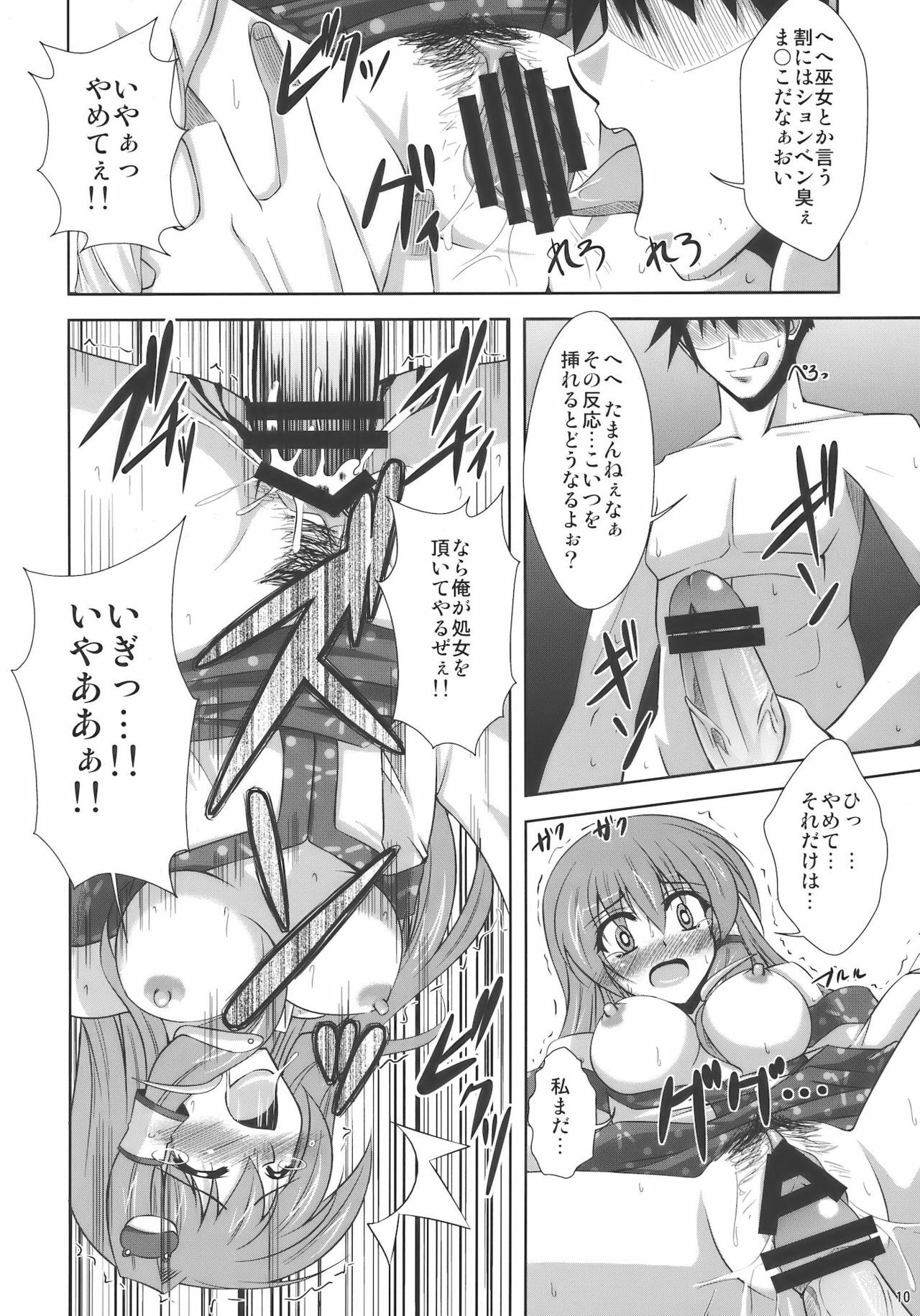 (C75) [Dokomademo Aoi Sora ni Ukabu Niku (Nikusoukyuu)] Mada Mada Mousou Uchouten!! (Touhou Project) page 10 full