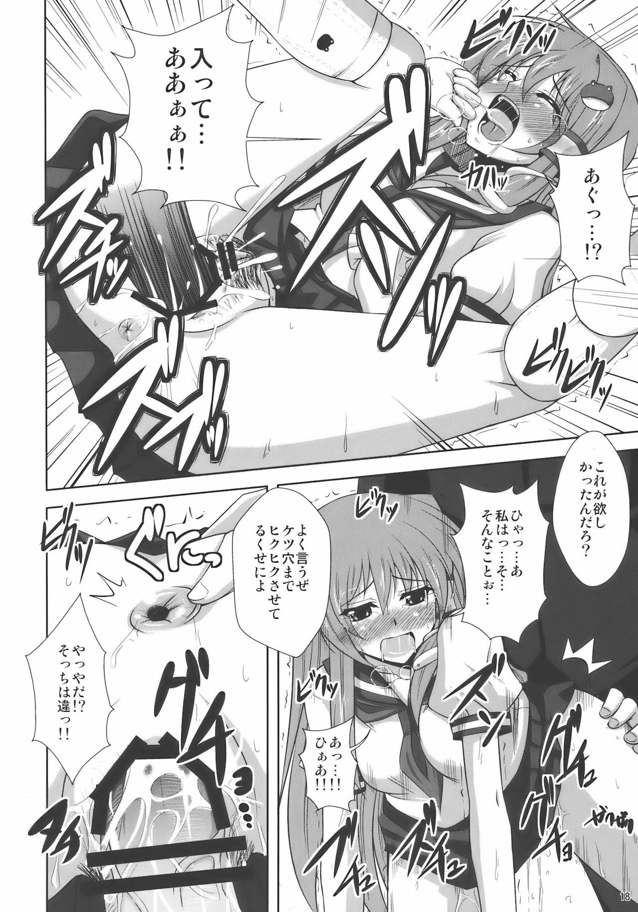 (C75) [Dokomademo Aoi Sora ni Ukabu Niku (Nikusoukyuu)] Mada Mada Mousou Uchouten!! (Touhou Project) page 18 full