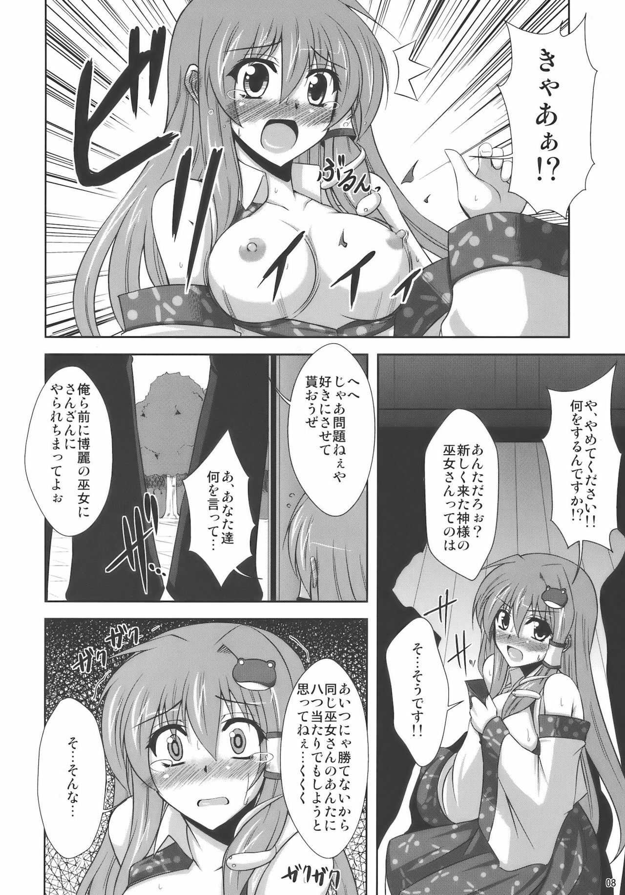 (C75) [Dokomademo Aoi Sora ni Ukabu Niku (Nikusoukyuu)] Mada Mada Mousou Uchouten!! (Touhou Project) page 8 full