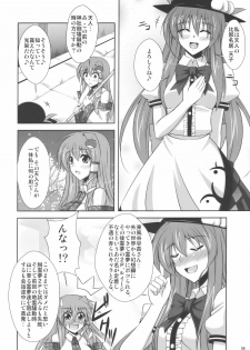 (C75) [Dokomademo Aoi Sora ni Ukabu Niku (Nikusoukyuu)] Mada Mada Mousou Uchouten!! (Touhou Project) - page 6