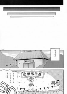 (C77) [Watosato (Sugiura Sen)] Gensoukyou Ketsu Matsuri (Touhou Project) [Chinese] [冥月漢化組] - page 29