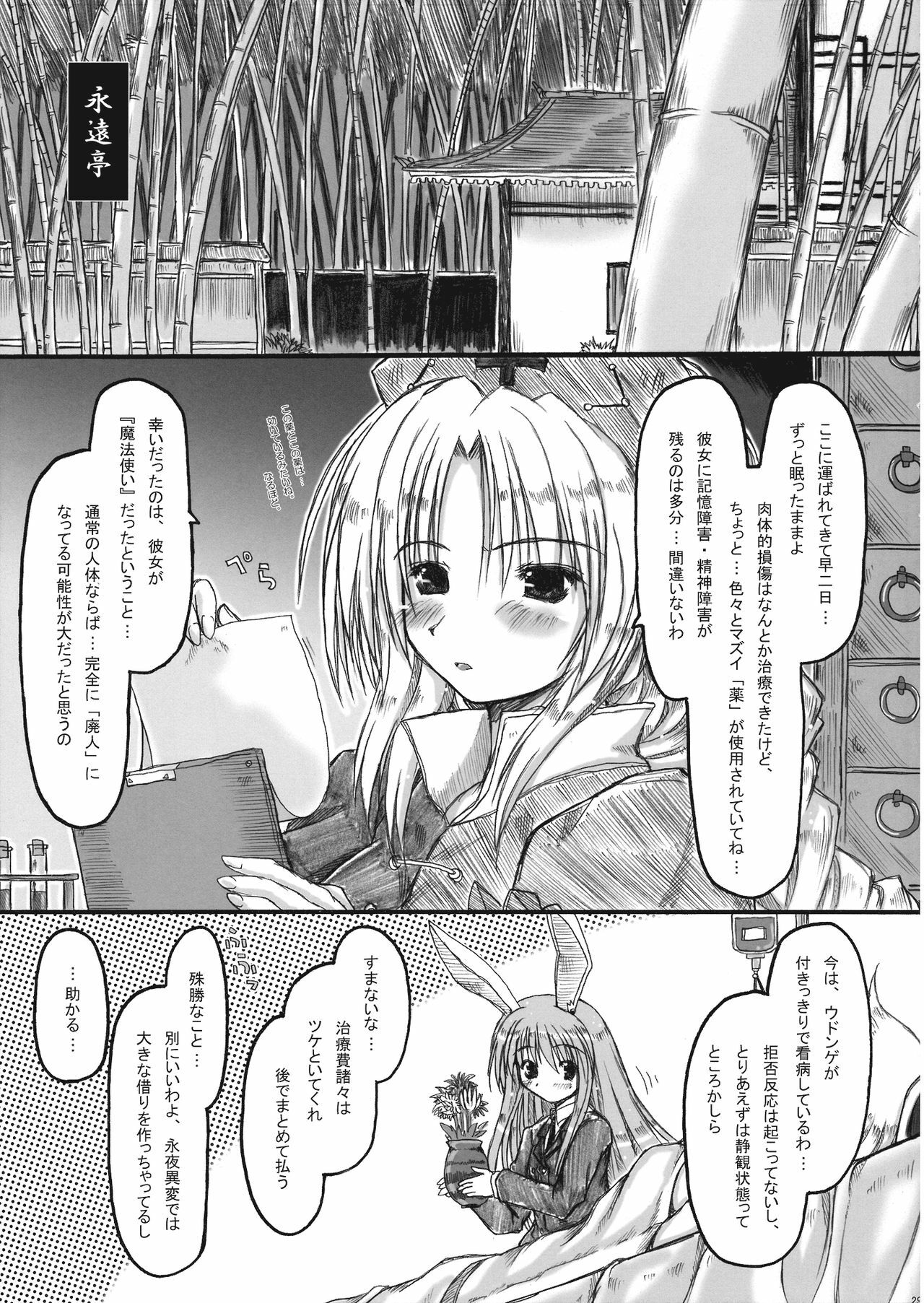 (Reitaisai 7) [Ankoku-Bousougumi (Ainu Mania)] Kowareru Niji - Hiun no Yume, Modori (Touhou Project) page 28 full