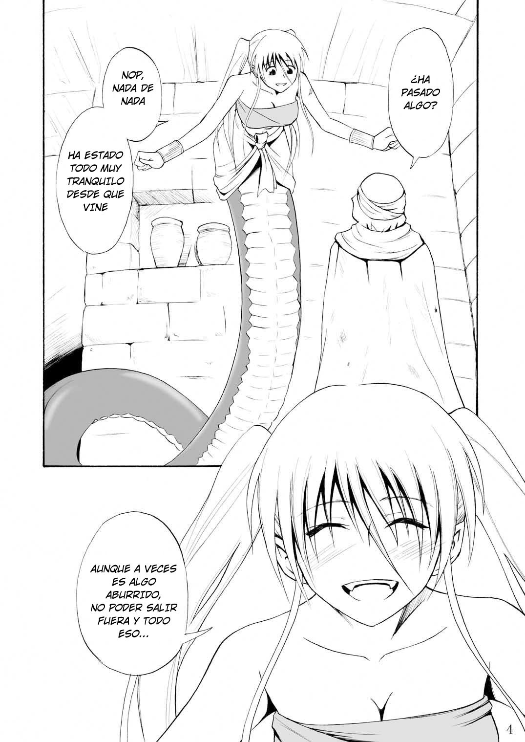 [Hibi Rakuraku (Aoki Kanji)] Pretty Lamia [Spanish] [Japandream Scantrad] [Digital] page 4 full