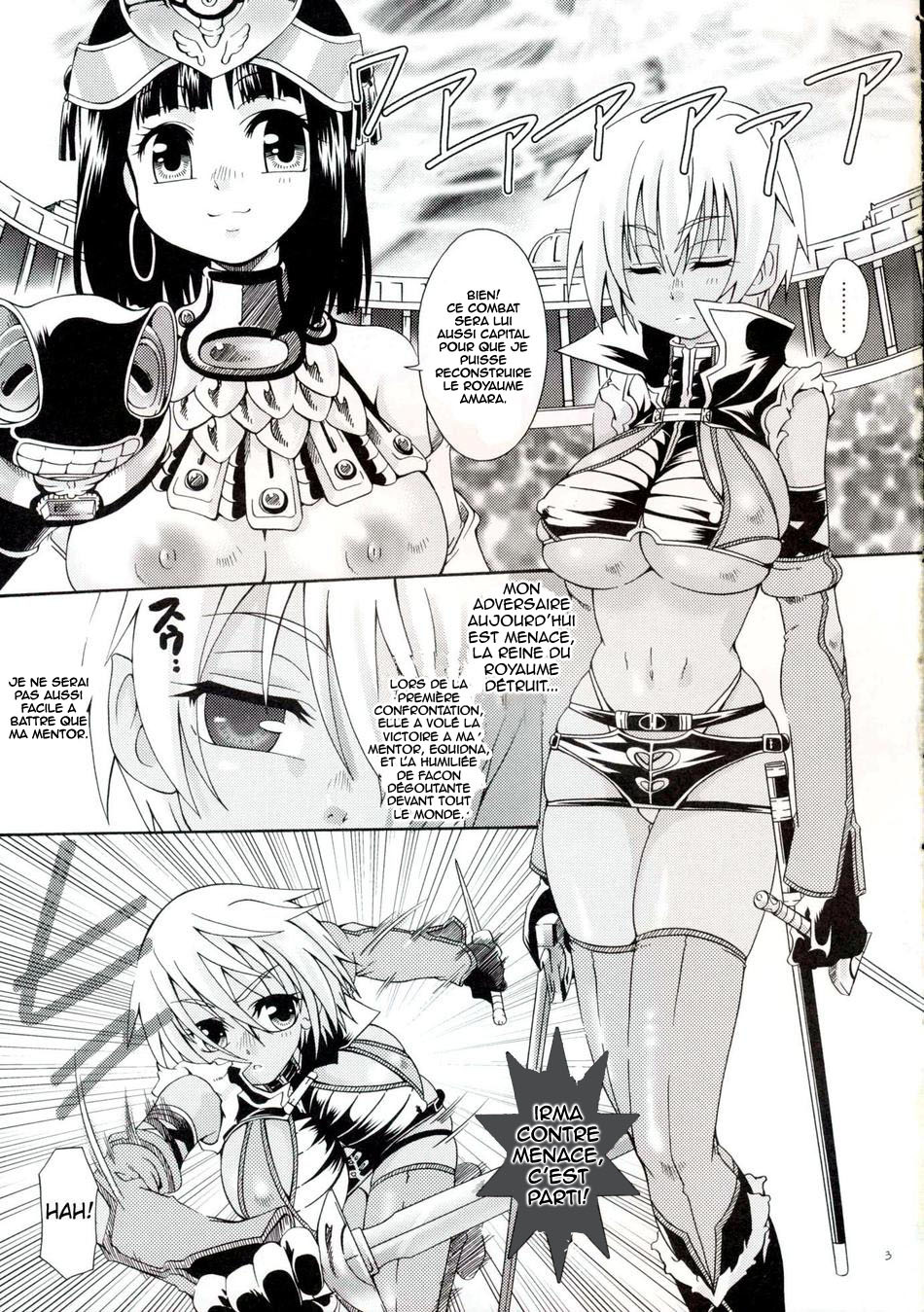 (C72) [Search-Light (Kurosaki Kotora)] Cat Fight Over Drive (Queen's Blade) [French] [HentaiFR] page 2 full