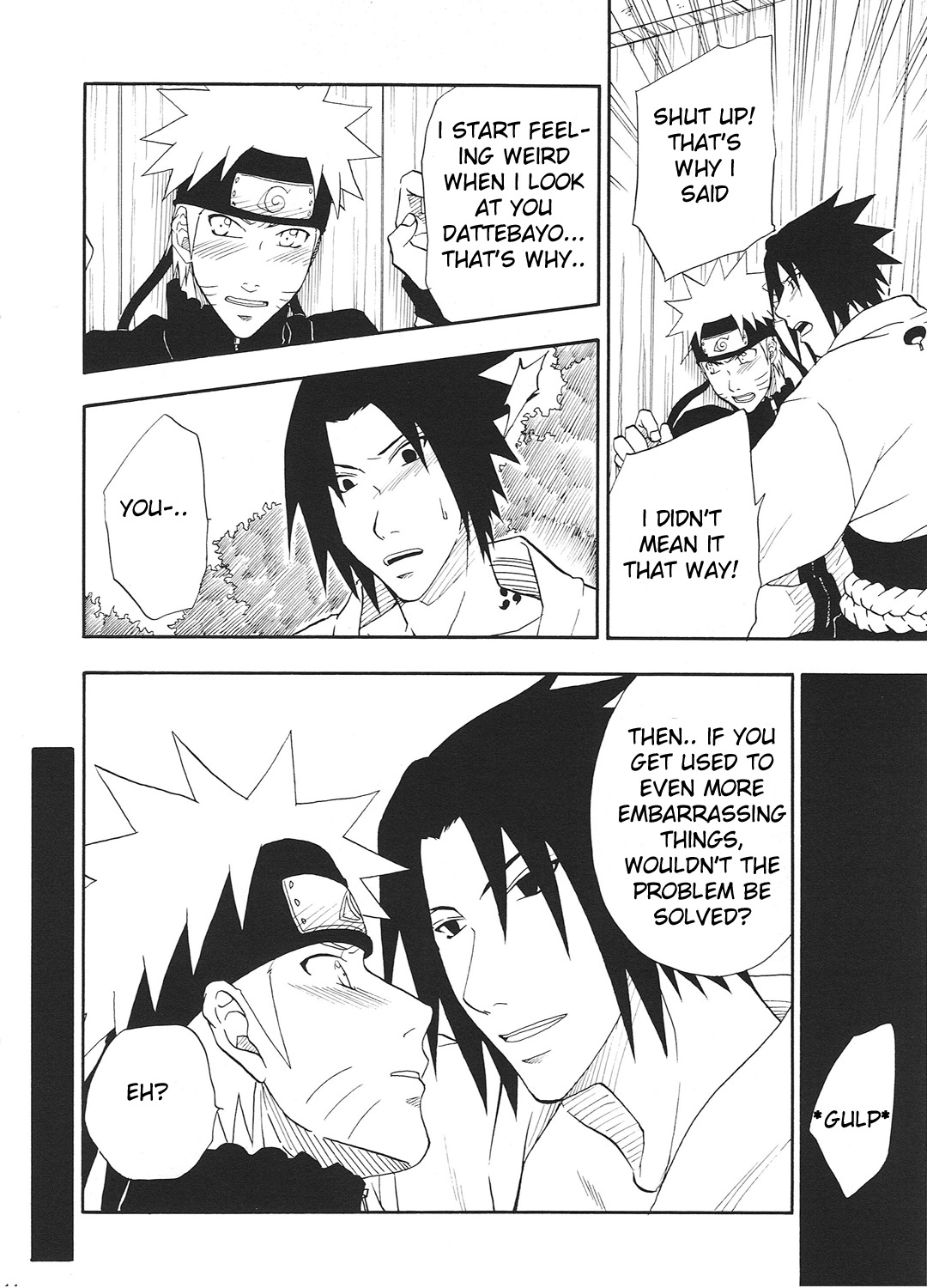 (Bara no Kouchakai 2) [Uzu-uzu Company (Shishimaru)] R-18 Sasuke x Naruto (Naruto) page 13 full