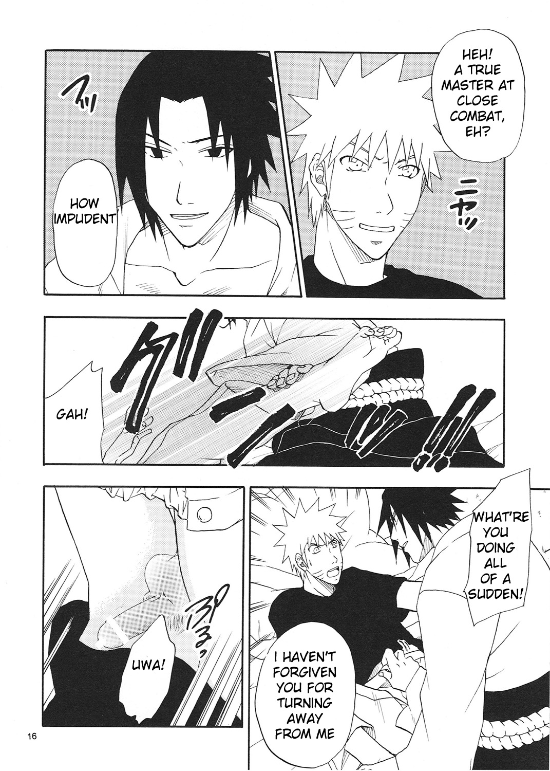 (Bara no Kouchakai 2) [Uzu-uzu Company (Shishimaru)] R-18 Sasuke x Naruto (Naruto) page 15 full