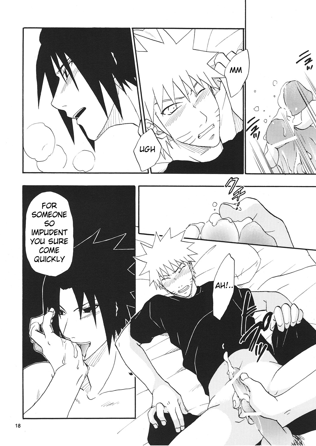 (Bara no Kouchakai 2) [Uzu-uzu Company (Shishimaru)] R-18 Sasuke x Naruto (Naruto) page 17 full