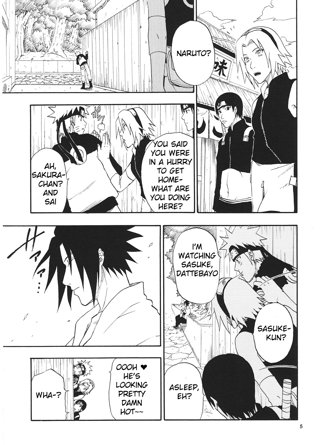 (Bara no Kouchakai 2) [Uzu-uzu Company (Shishimaru)] R-18 Sasuke x Naruto (Naruto) page 2 full