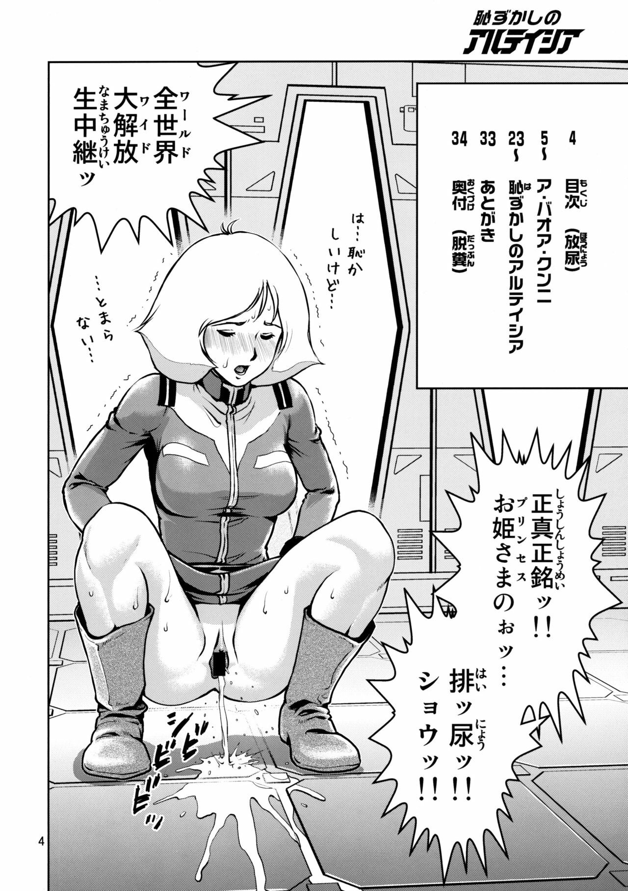 (C77) [Skirt Tsuki (keso)] Hazukashi no Artesia (Mobile Suit Gundam) page 3 full