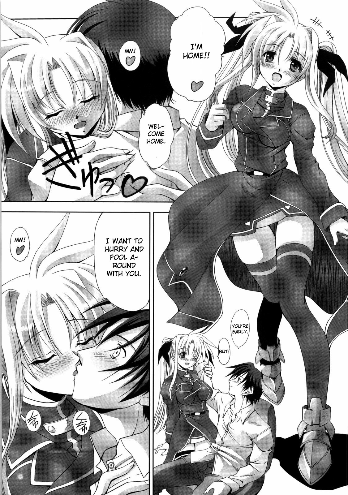 [FASTEST LAP (MIO)] Fate no Koibito (Mahou Shoujo Lyrical Nanoha) [English] [CGrascal] page 2 full