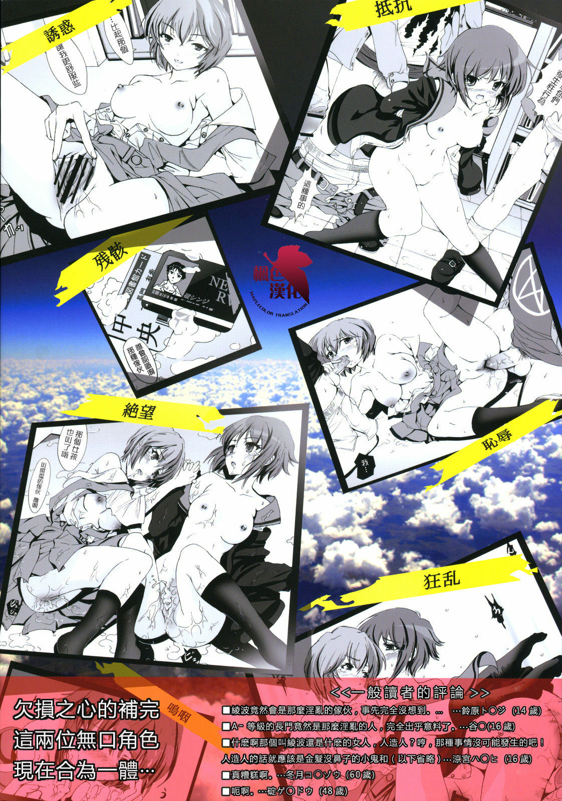 (C76) [Mokusei Zaijuu] Ayanami X Nagato (The Melancholy of Haruhi Suzumiya, Neon Genesis Evangelion) [Chinese] page 26 full