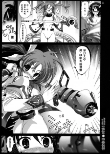 (COMIC1☆3) [Mokusei Zaijuu] Haruhi Suzumiya no Taiketsu 1 Mahou Shoujo Daka Machi Nanoha Hen (Suzumiya Haruhi no Yuuutsu, Mahou Shoujo Lyrical Nanoha) [Chinese] [楓色漢化] - page 22