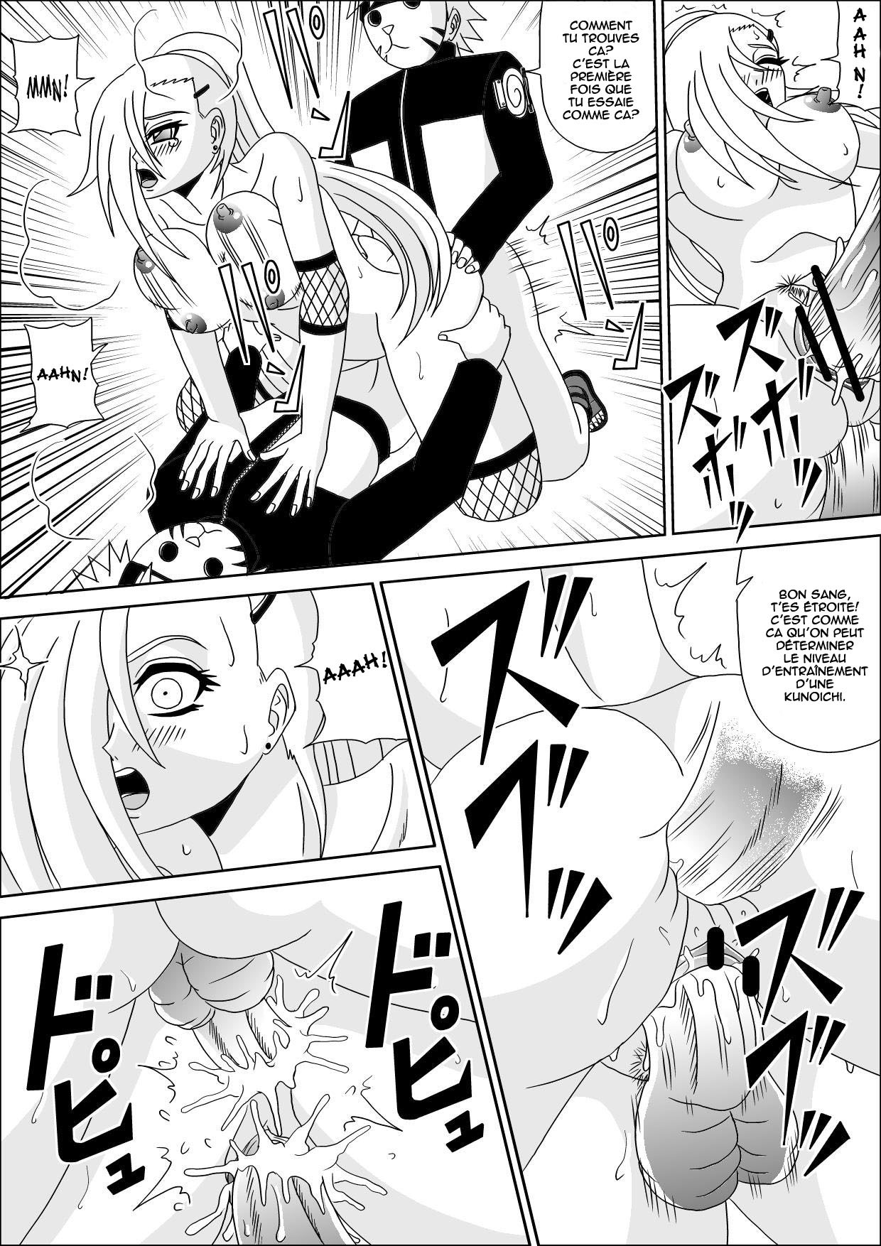 [Pyramid House (Muscleman)] Kunoichi Ryoujoku Tane Tsuki Shugyou | Kunoichi Disgrace (Naruto) [French] [HFR] page 16 full