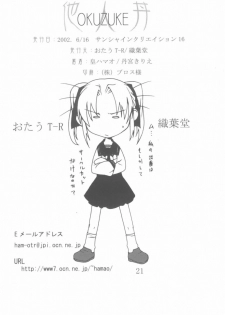 (SC16) [OtauT-R, Oruhadoh (Tamiya Kirie, Sumeragi Hamao)] Tanindon Kai (Daiakuji) - page 20