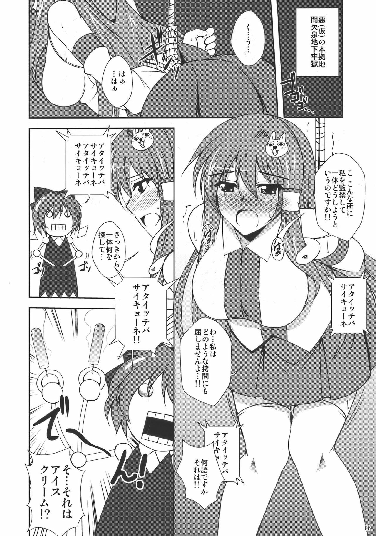 (C77) [Dokomademo Aoi Sora ni Ukabu Niku (Nikusoukyuu)] Kochiya Mousou Tensoku (Touhou Project) page 6 full