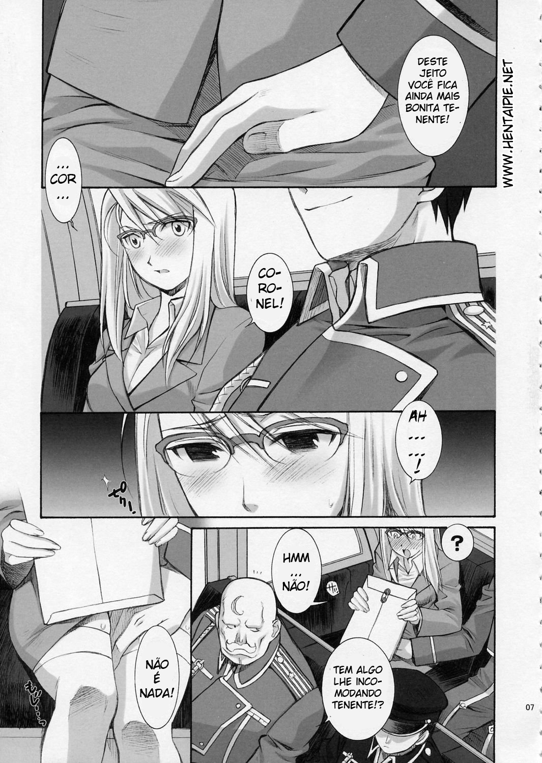 (C66) [Totsugeki Wolf (Yuuki Mitsuru)] BITTER SWEET (Fullmetal Alchemist) [Portuguese-BR] [HentaiPie] page 7 full