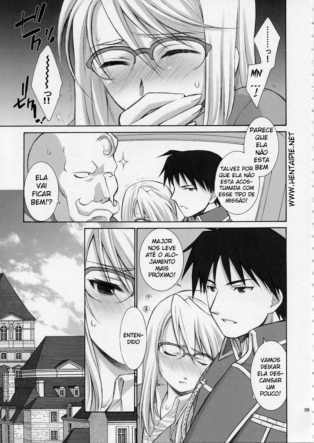 (C66) [Totsugeki Wolf (Yuuki Mitsuru)] BITTER SWEET (Fullmetal Alchemist) [Portuguese-BR] [HentaiPie] page 9 full