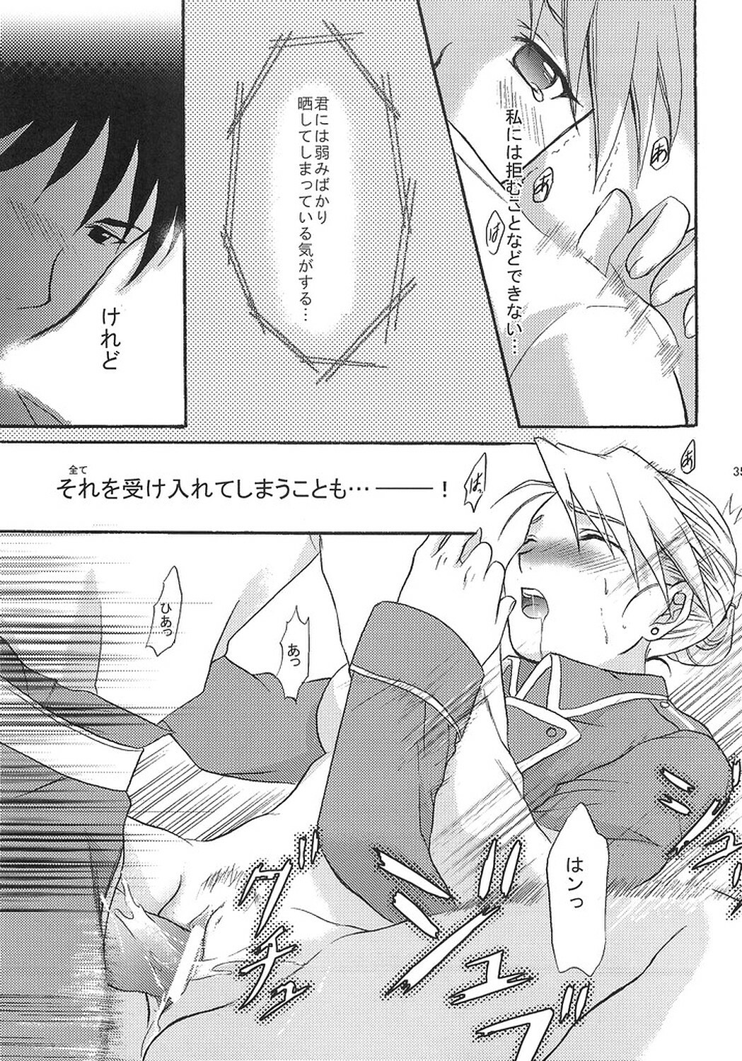 (C66) [Reongumi (Kaneda Reon)] Doko ka Hukai Tokoro (Fullmetal Alchemist) page 34 full