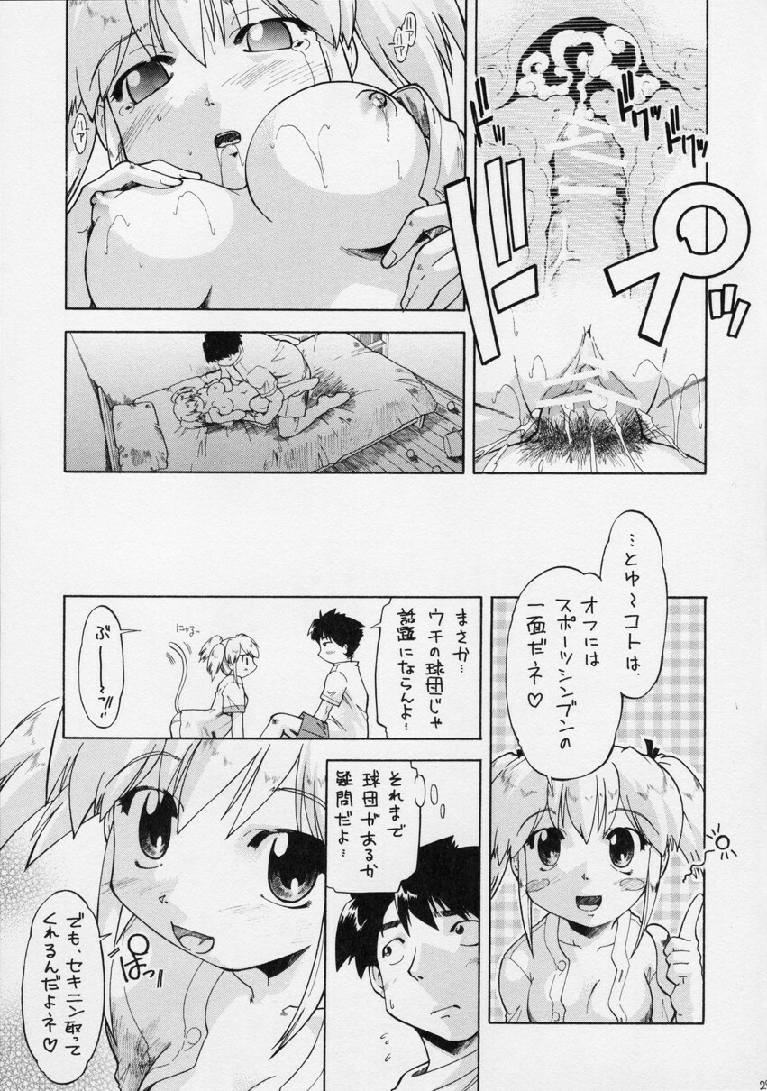 (C68) [MIZUIROLIME (Akishima Shun)] PA-WA-KA-NO (Jikkyou Powerful Pro Yakyuu) page 28 full