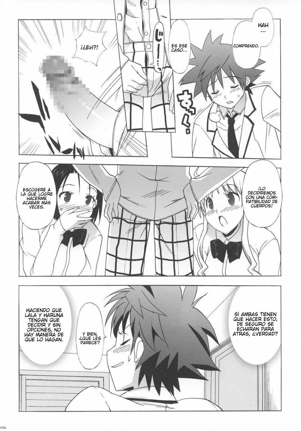 (C73) [Number2 (Takuji)] Haru to Lala (To Love-Ru) [Spanish] [Javiert239] page 5 full