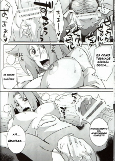 (COMIC1☆4) [Karakishi Youhei-dan Shinga (Kanenomori Sentarou, Sahara Wataru)] Bakuchi Butai (Naruto) [Spanish] [tenchi20] - page 20