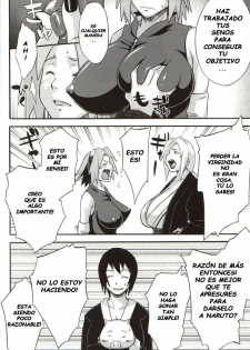 (COMIC1☆4) [Karakishi Youhei-dan Shinga (Kanenomori Sentarou, Sahara Wataru)] Bakuchi Butai (Naruto) [Spanish] [tenchi20] - page 6