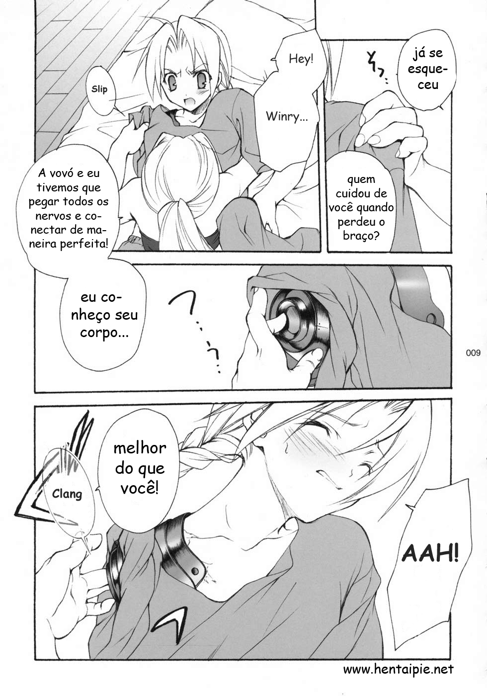 (C65) [Kyougetsutei (Miyashita Miki)] Hagane no XXXX (Fullmetal Alchemist) [Portuguese-BR] [HentaiPie] [Decensored] page 8 full