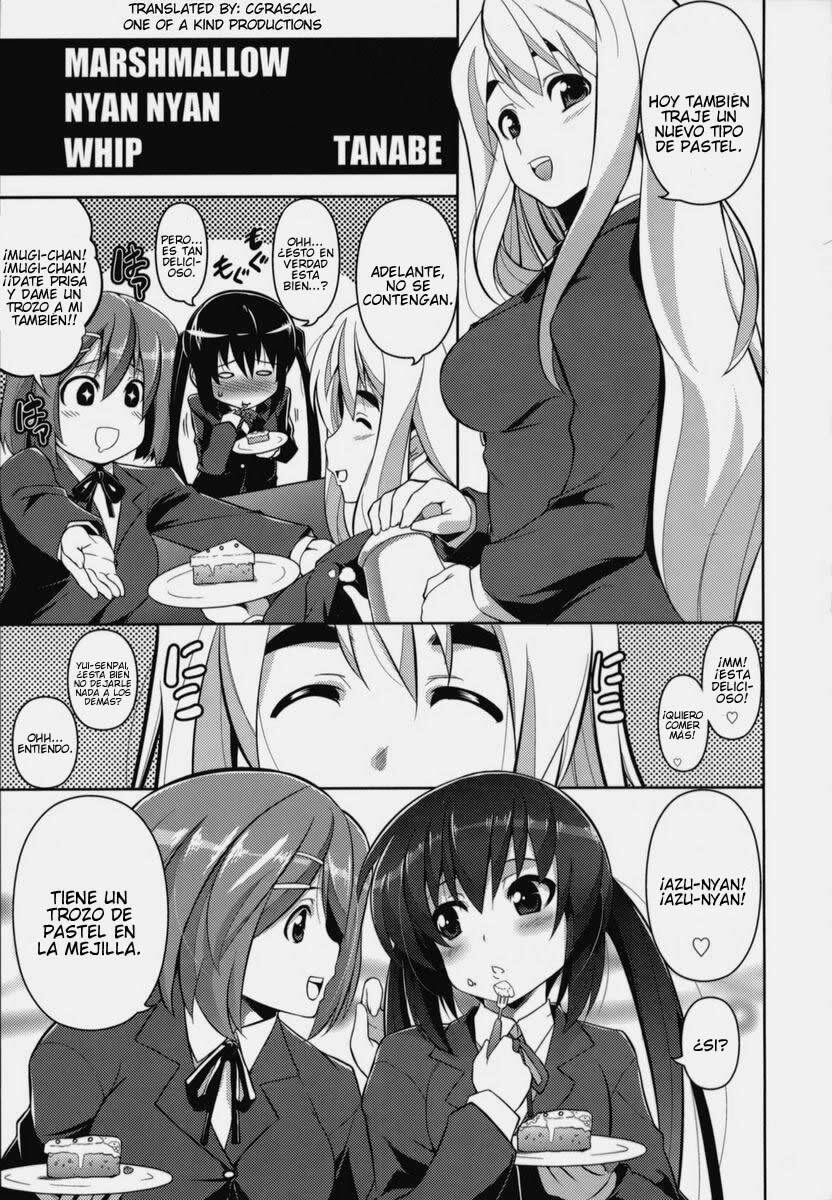 (C76) [STUDIO TIAMAT (TANABE)] MARSHMALLOW NYAN NYAN WHIP (K-ON!) [Spanish] [Soulhunter no Fansub] page 2 full