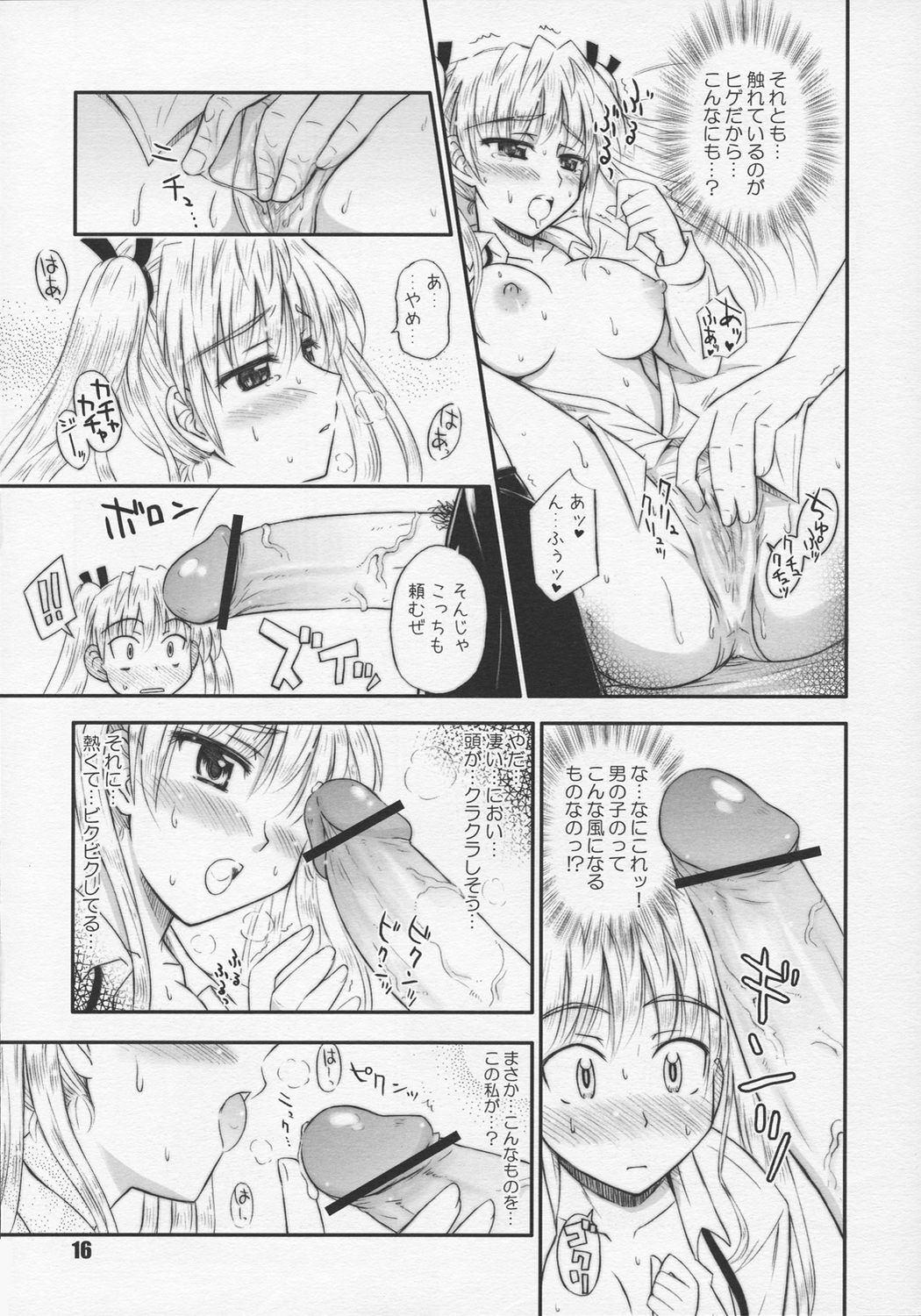 (C68) [Heppoko Youchien (Haruemon)] Harry no Shippo (School Rumble, Onegai My Melody) page 15 full